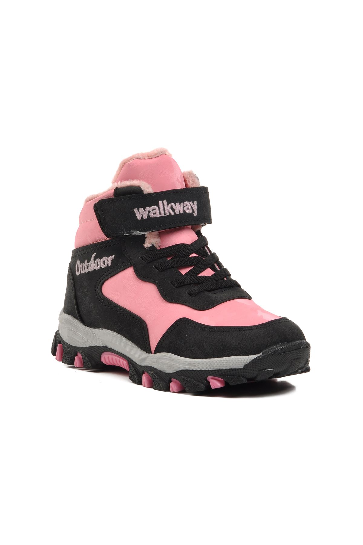 WALKWAY-Παιδικές μπότες εξωτερικού χώρου Leo-f Pink Furry 3