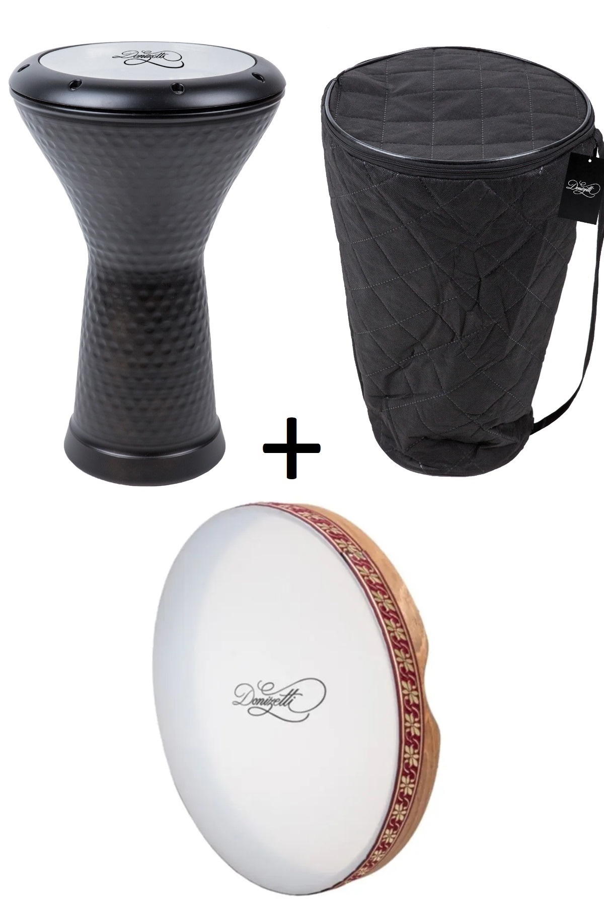Donizetti Ritim Ustalarına Özel Bendir 42 Cm Ve Siyah Mısır Darbuka