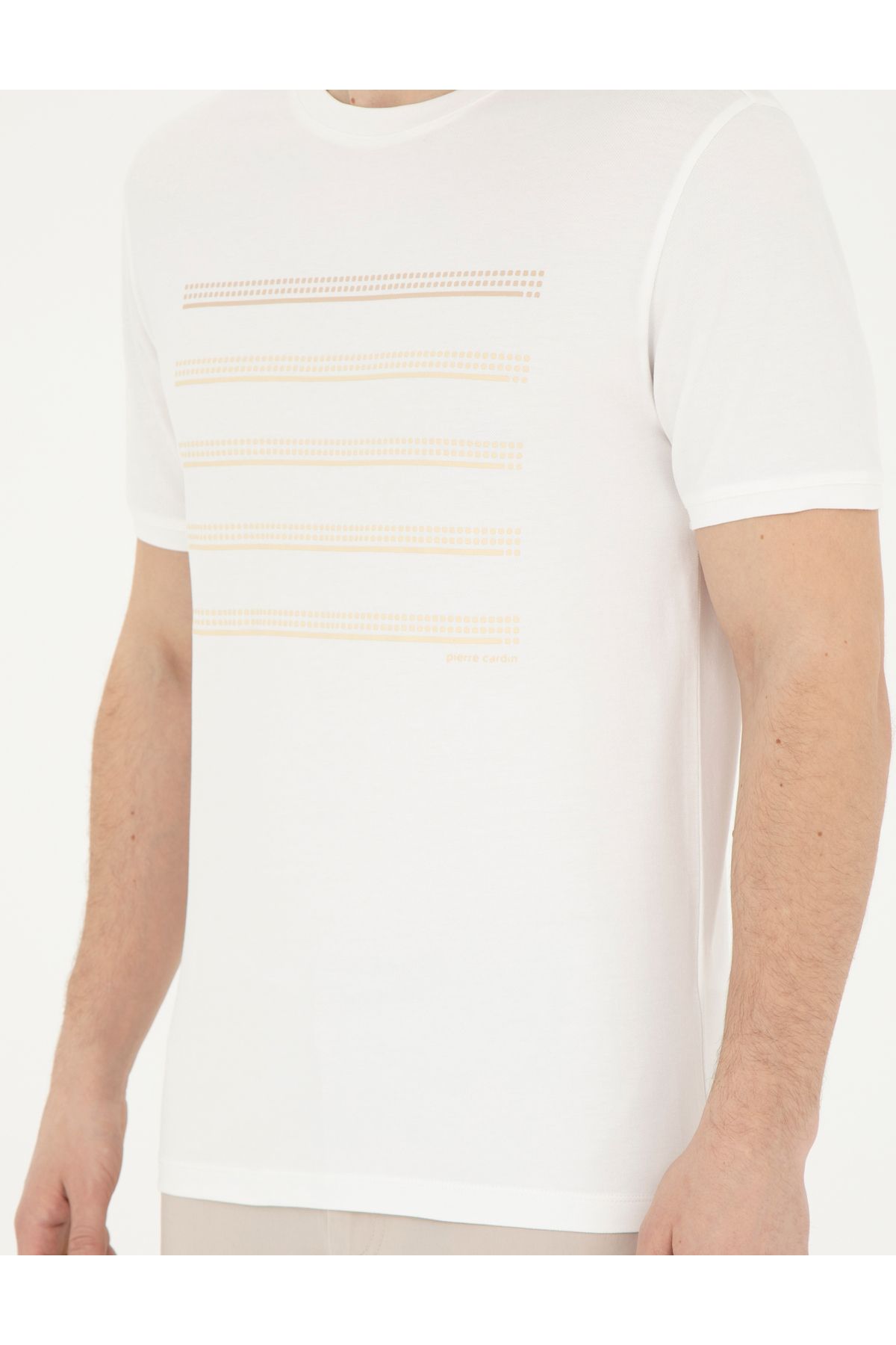 Pierre Cardin-Ανδρικό T-shrit YONG VR019Ecru 1823878 6