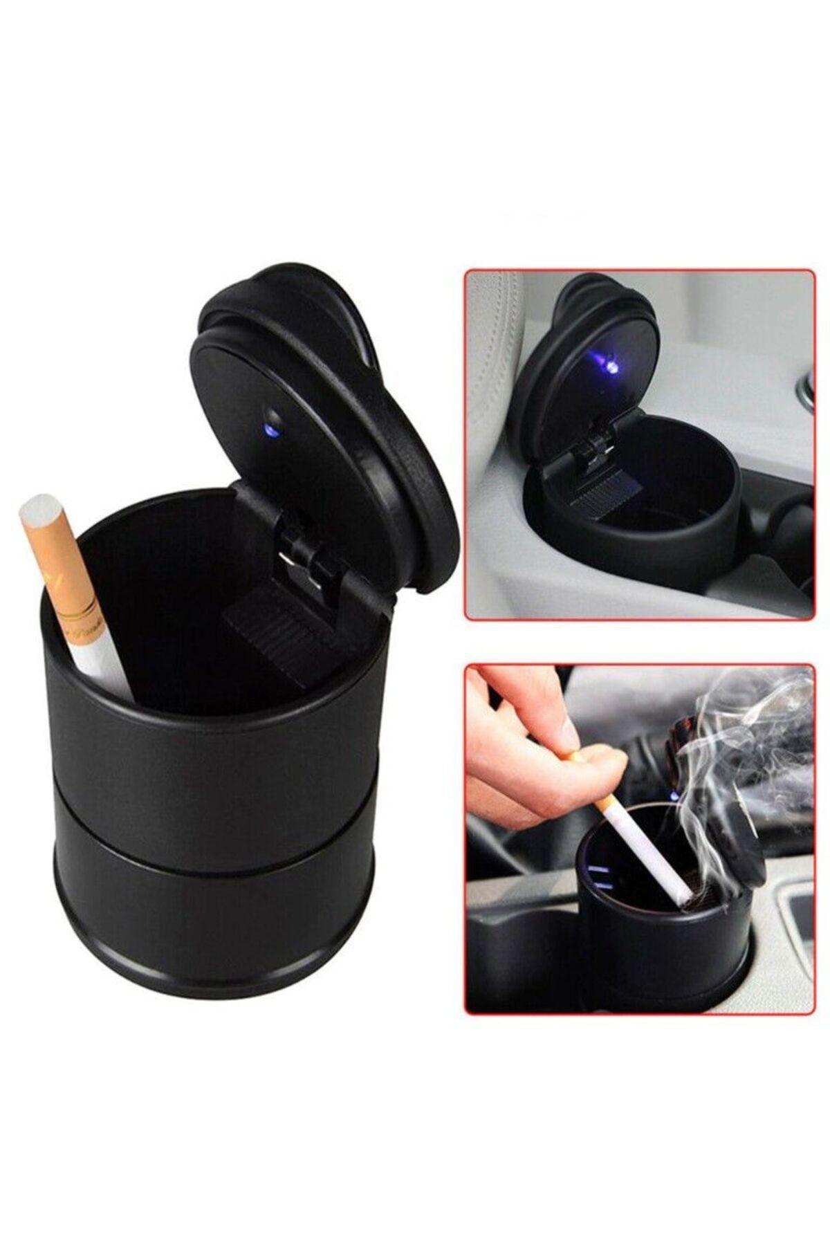 baytoptan-Car Ashtray with Lighted Cover 3