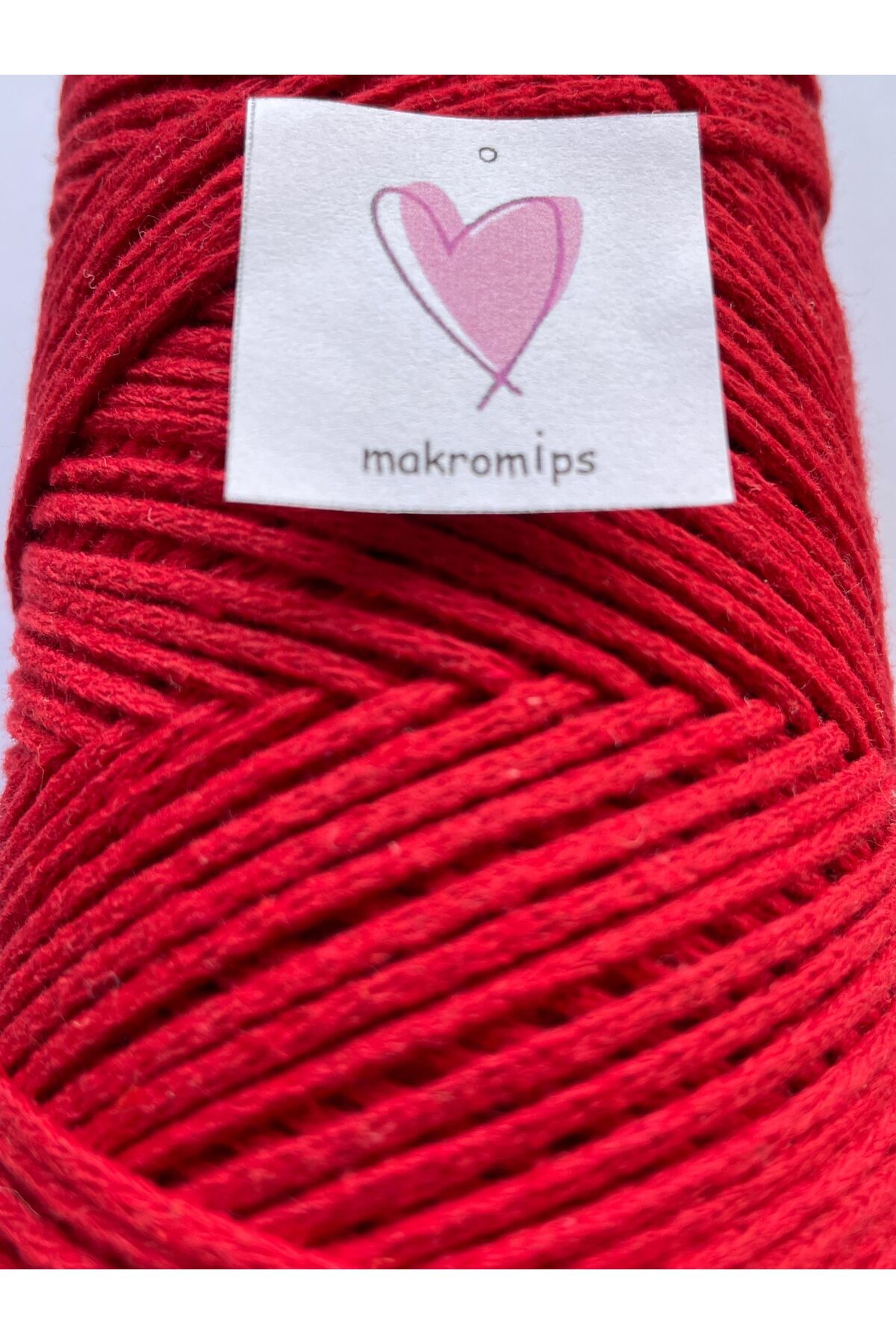 Makromİps-MACROME STRING (250gr-185m-2mm) PREMIUM COTTON COTTON ROUND HOBBY BAG STRING STRING 2