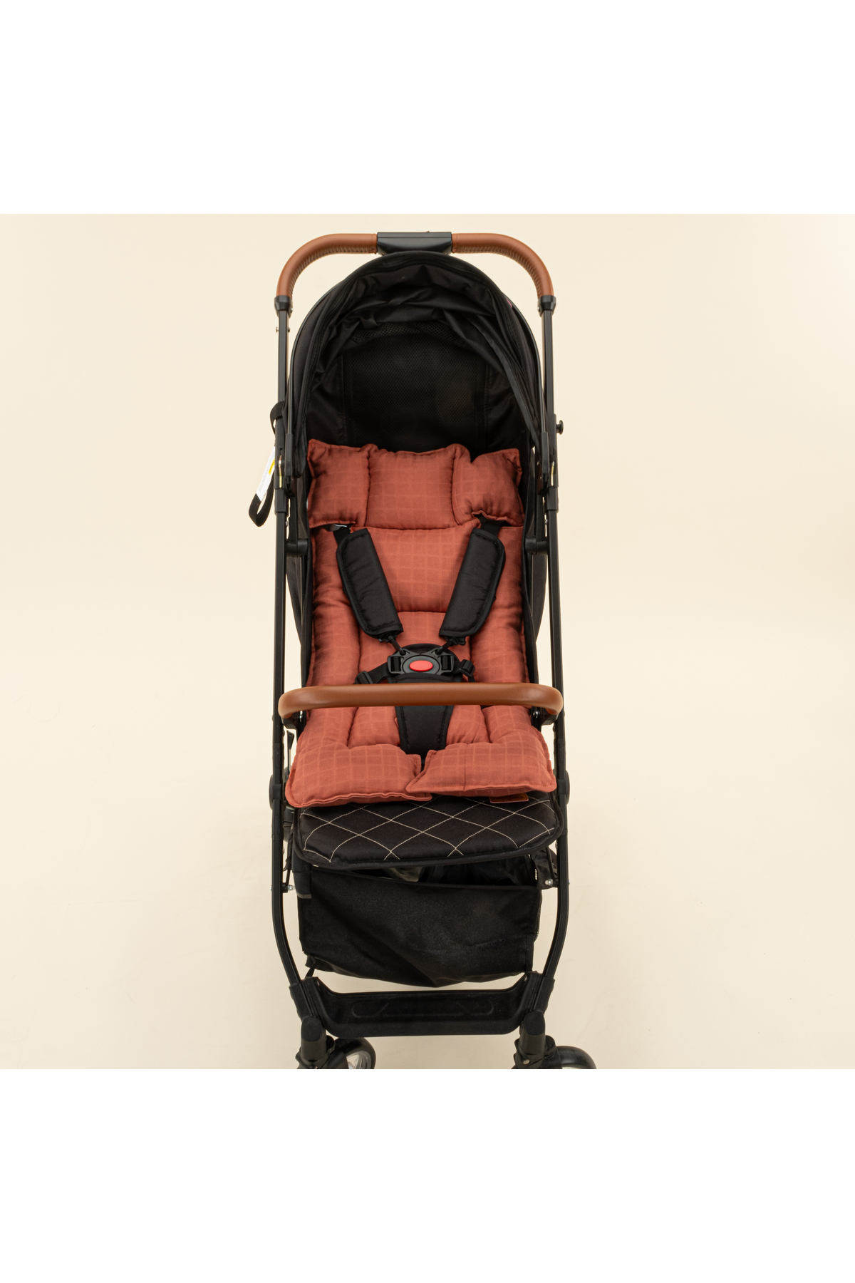Yunikobaby Müslin Bebek Arabası Minderi - Koyu Kiremit Muslin fotoğrafı 3 (önizleme)