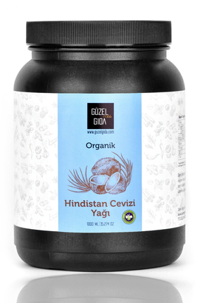 Güzel Ada Gıda Organik Hindistan Cevizi Yağı 1000 ml (SOĞUK SIKIM)