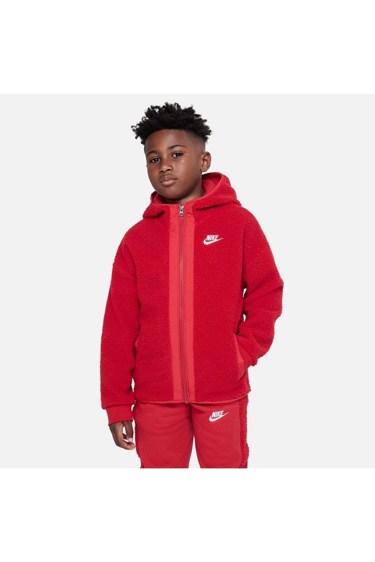 Nike Sportswear Club Fleece Gym Red White Cocuk Sweatshirt Dv3063 687 Fiyat Yorumlar Trendyol