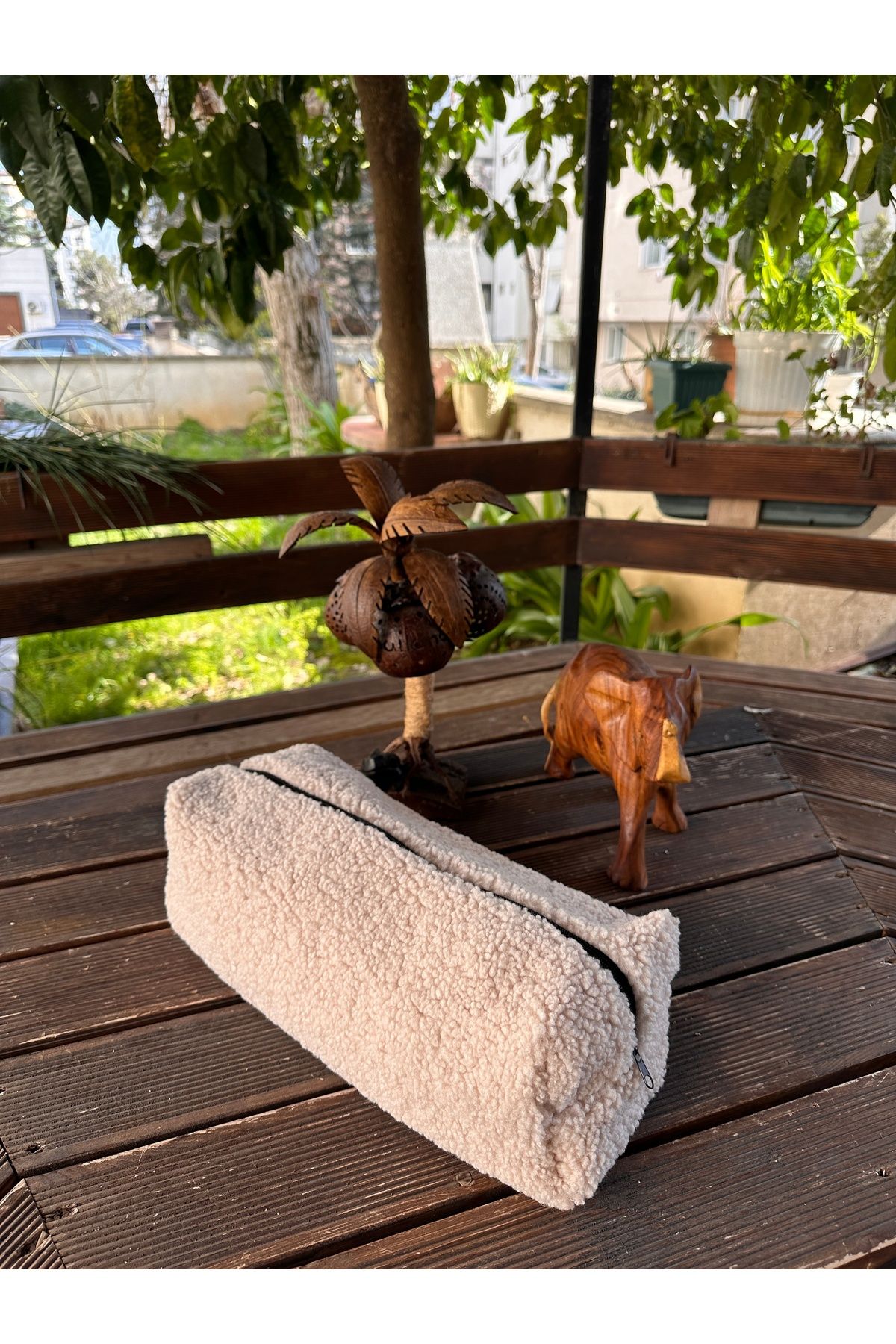 کیف مدل‌دهی مو با الگوی پلنگ/قلب/گل سازگار با Airwrap / Organizer کیف مسافرتی Xl Hedwig Design