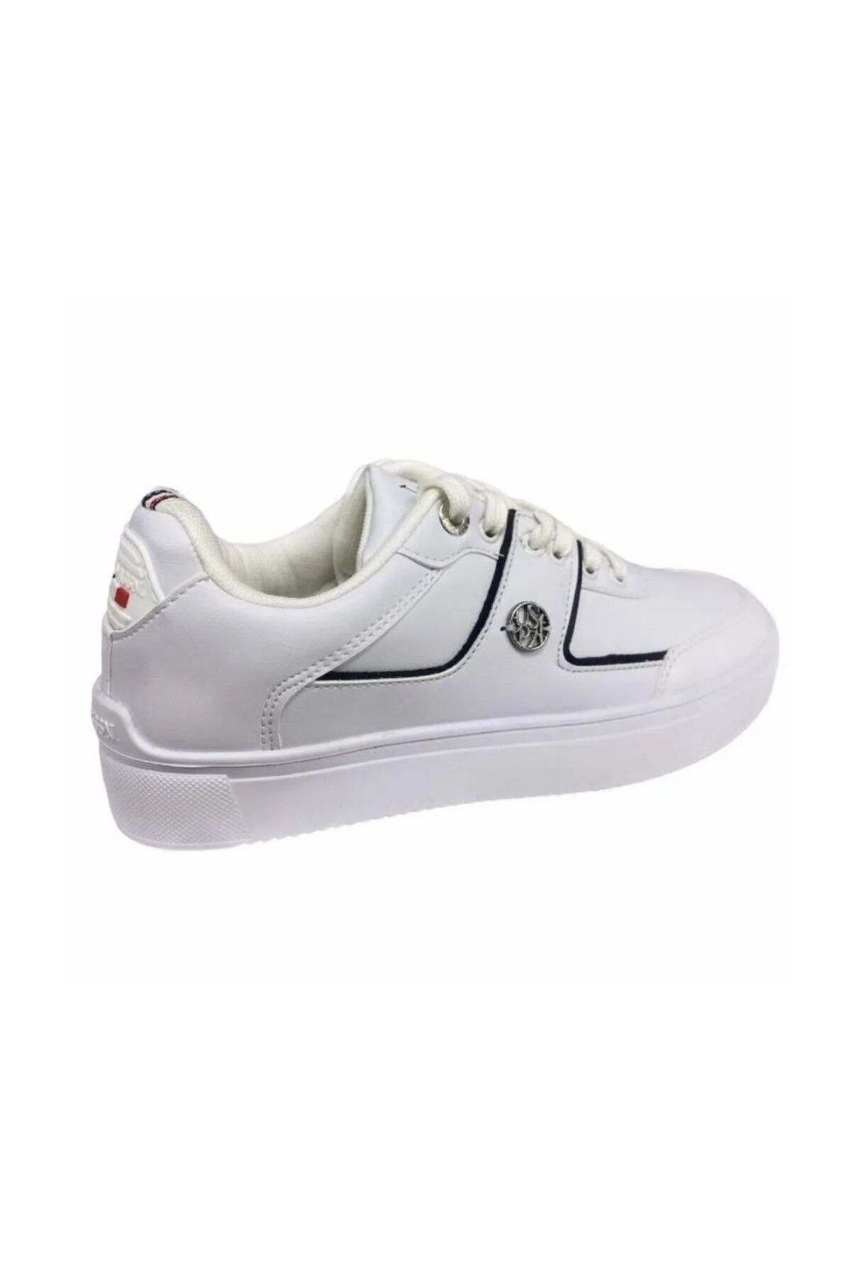 U.S. Polo Assn. یو اس پولو اسنیکر استخری زنانه سفید PEKO 4FX اورجینال - تصویر 2