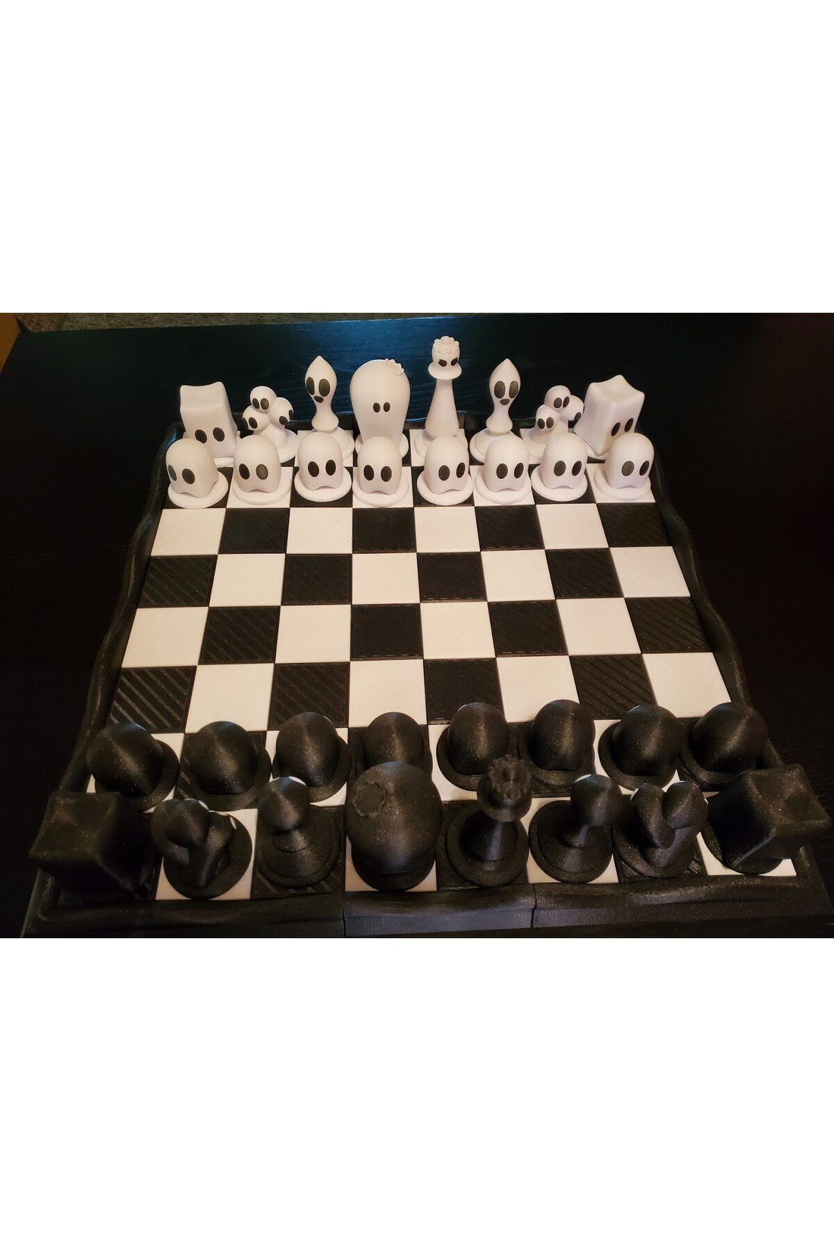 gimto3d-Halloween Ghost Casper Chess Set Pieces 2