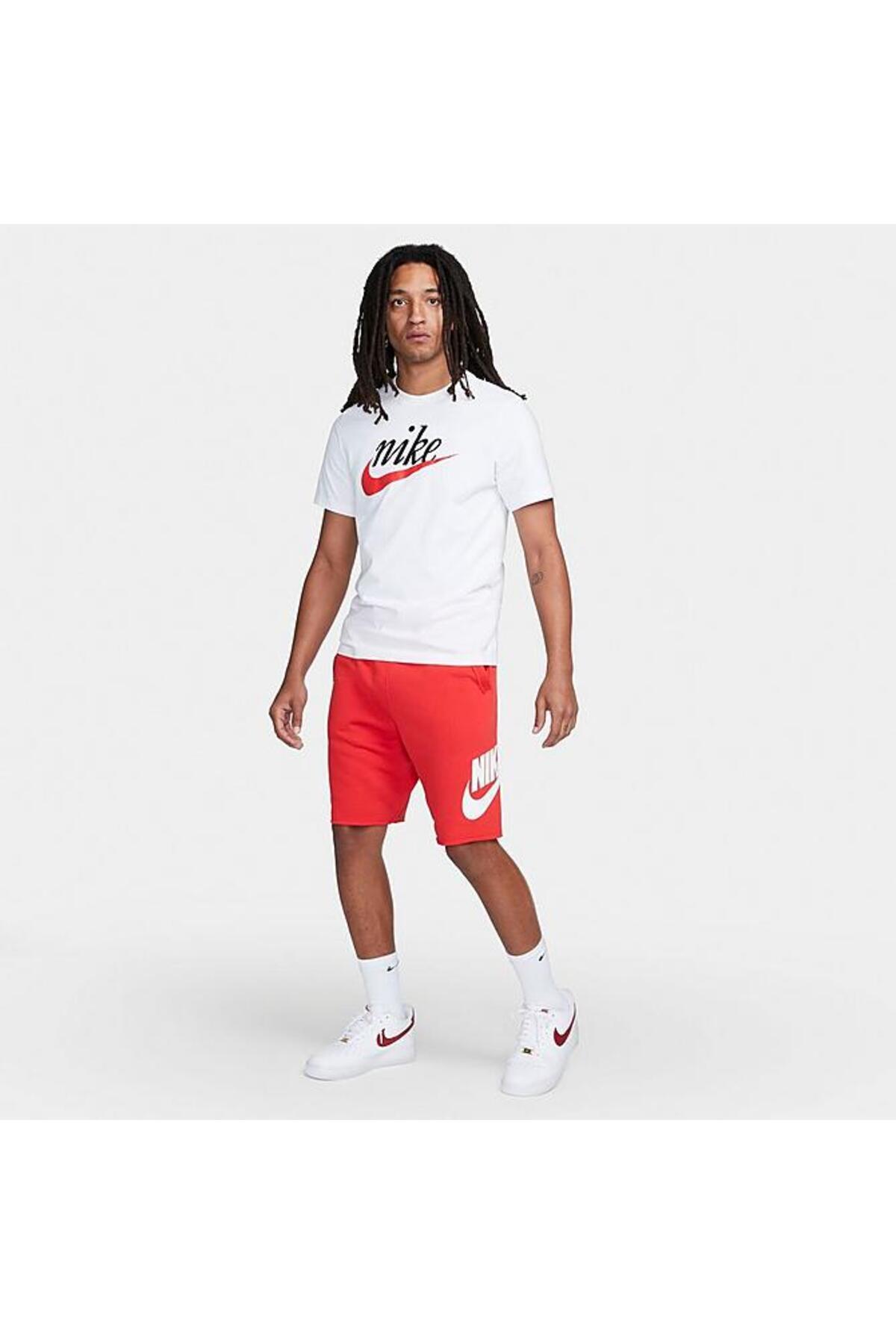 شورت و شلوارک مردانه صورتی نایکی | DX0502-656 اورجینال - تصویر 3