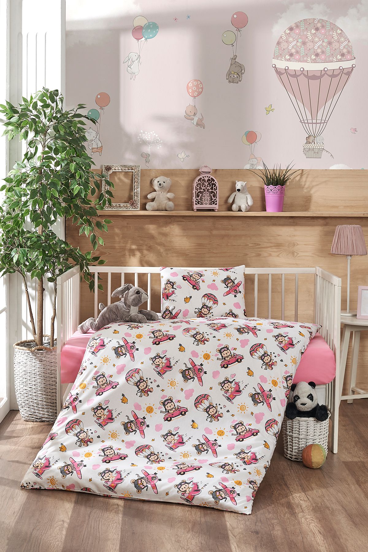 LaLiva-Pilot Baby Duvet Cover Set 100% Cotton Natural Healthy Akfil-Poplin Fabric Organic Cotton 3
