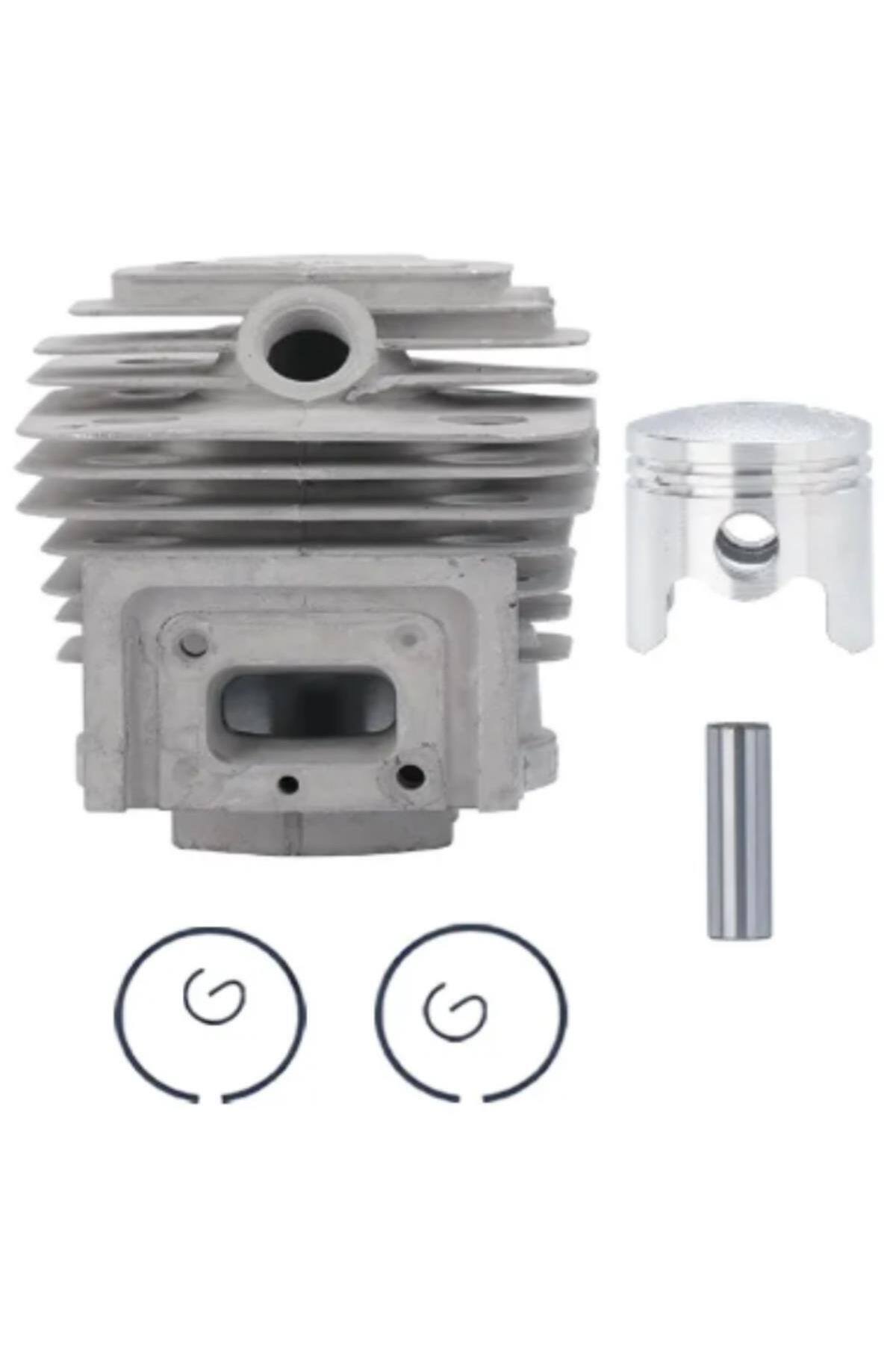 Motorlu Tırpan Ot Motoru Silindir Piston Segman Set 44mm