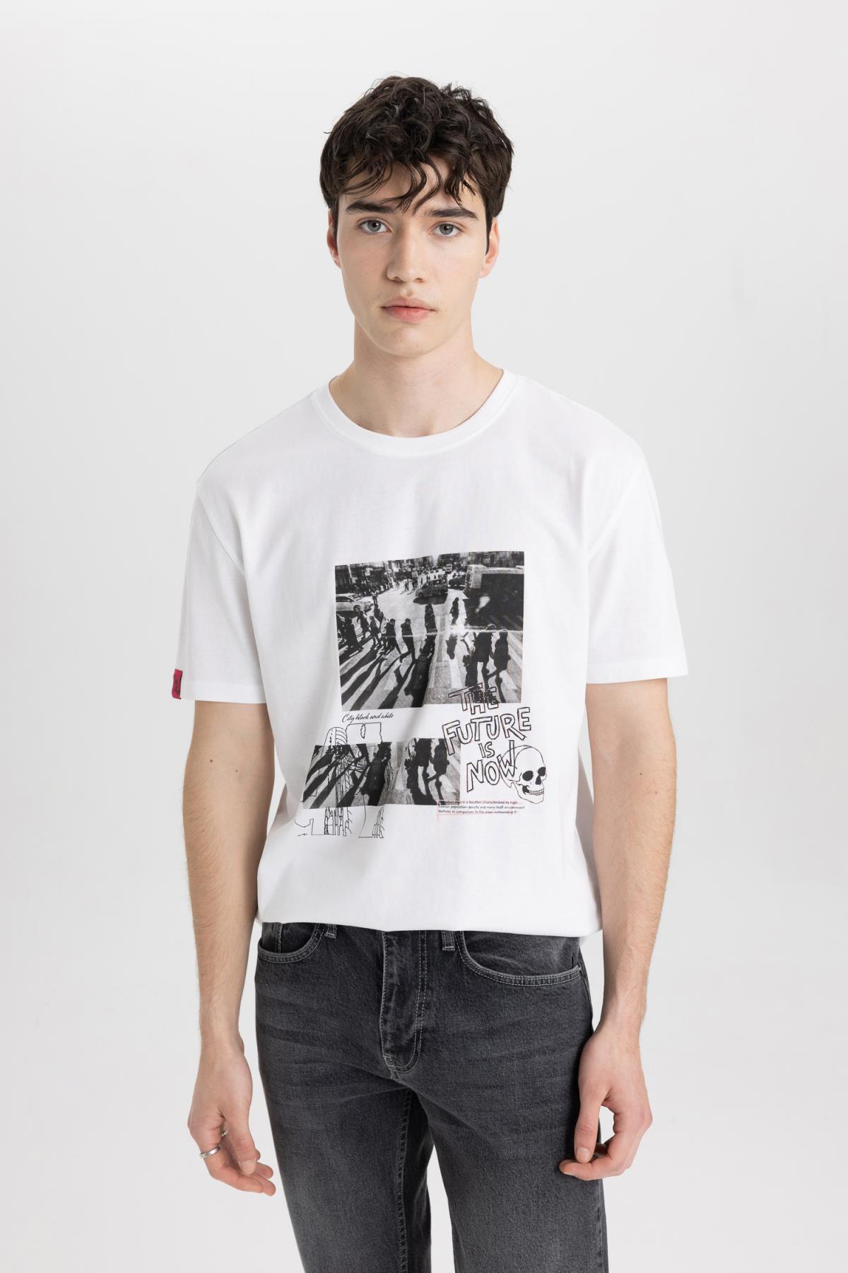 تی شرت مردانه دفاکتو | B9006AX24SM Defacto - Image 3