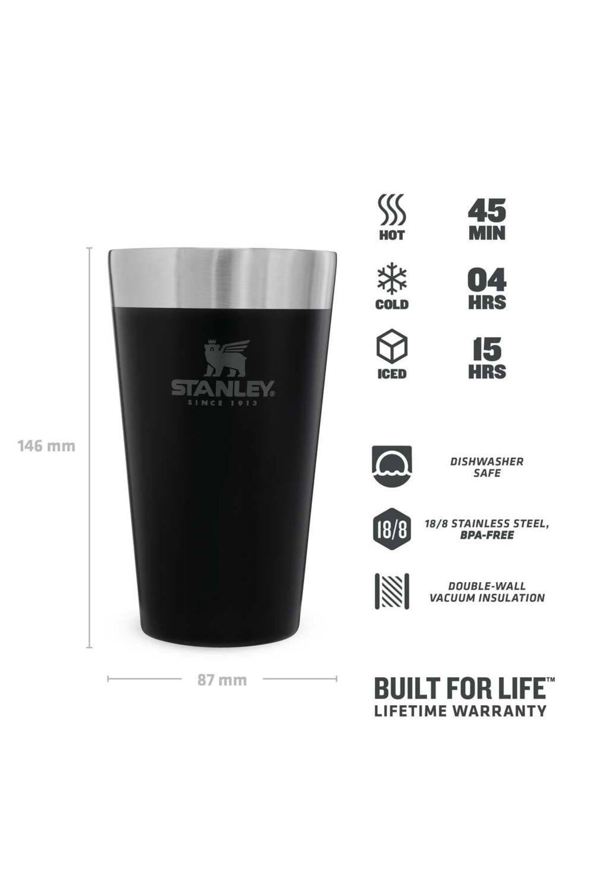 فلاسک  مشکی استنلیStanley | TYC17129F912A5AD90 اورجینال - تصویر 4