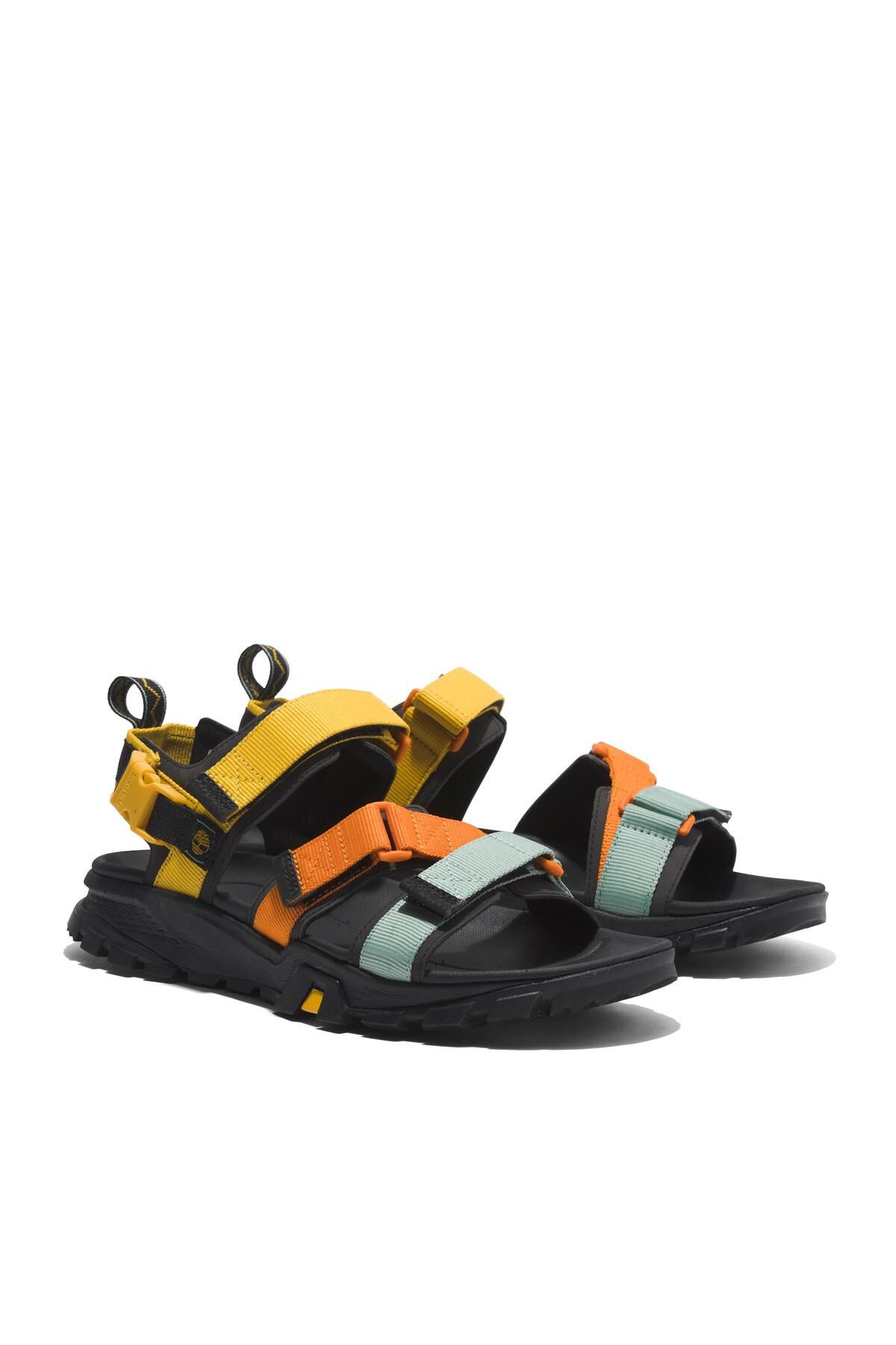 صندل نارنجی مردانه پشتی TB0A6ACZEBG1 اورجینال Timberland