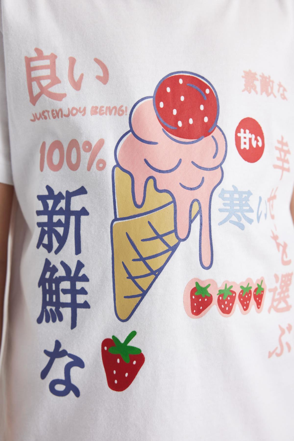 تی شرت دخترانه دفاکتو | B5166A824HS Defacto - Image 5