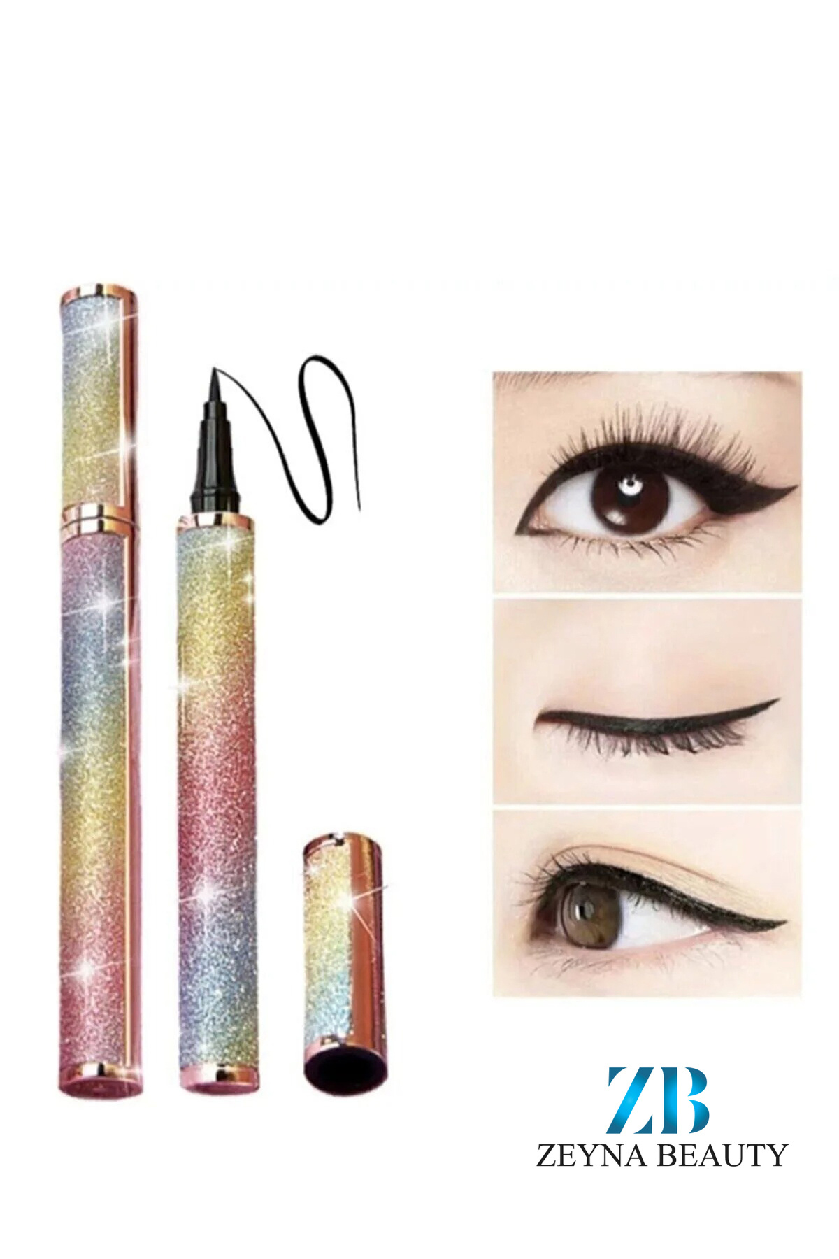 Kristal Model Likit Eyeliner — مشکی TYC2541AA65393DA60 — تصویر 3 از 4