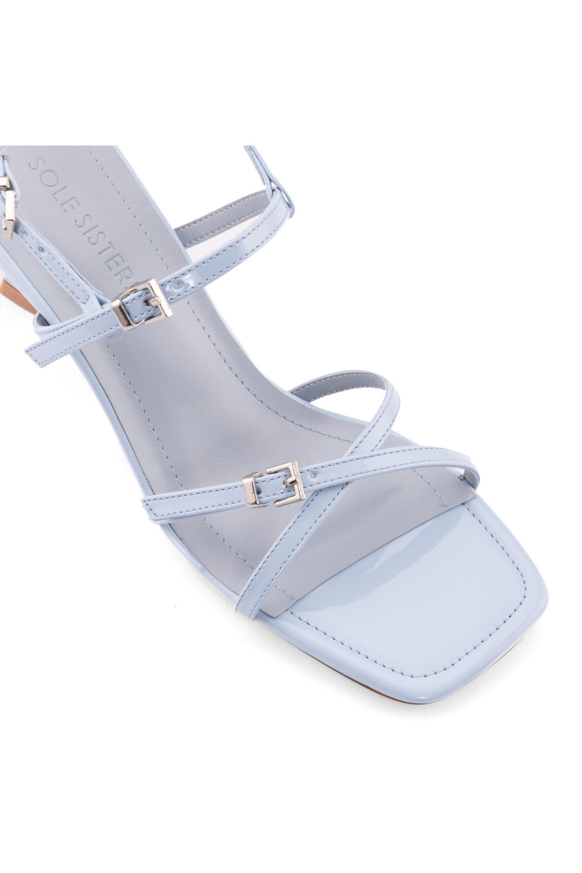 Sole Sisters Heeled Sandals Blue GRAY