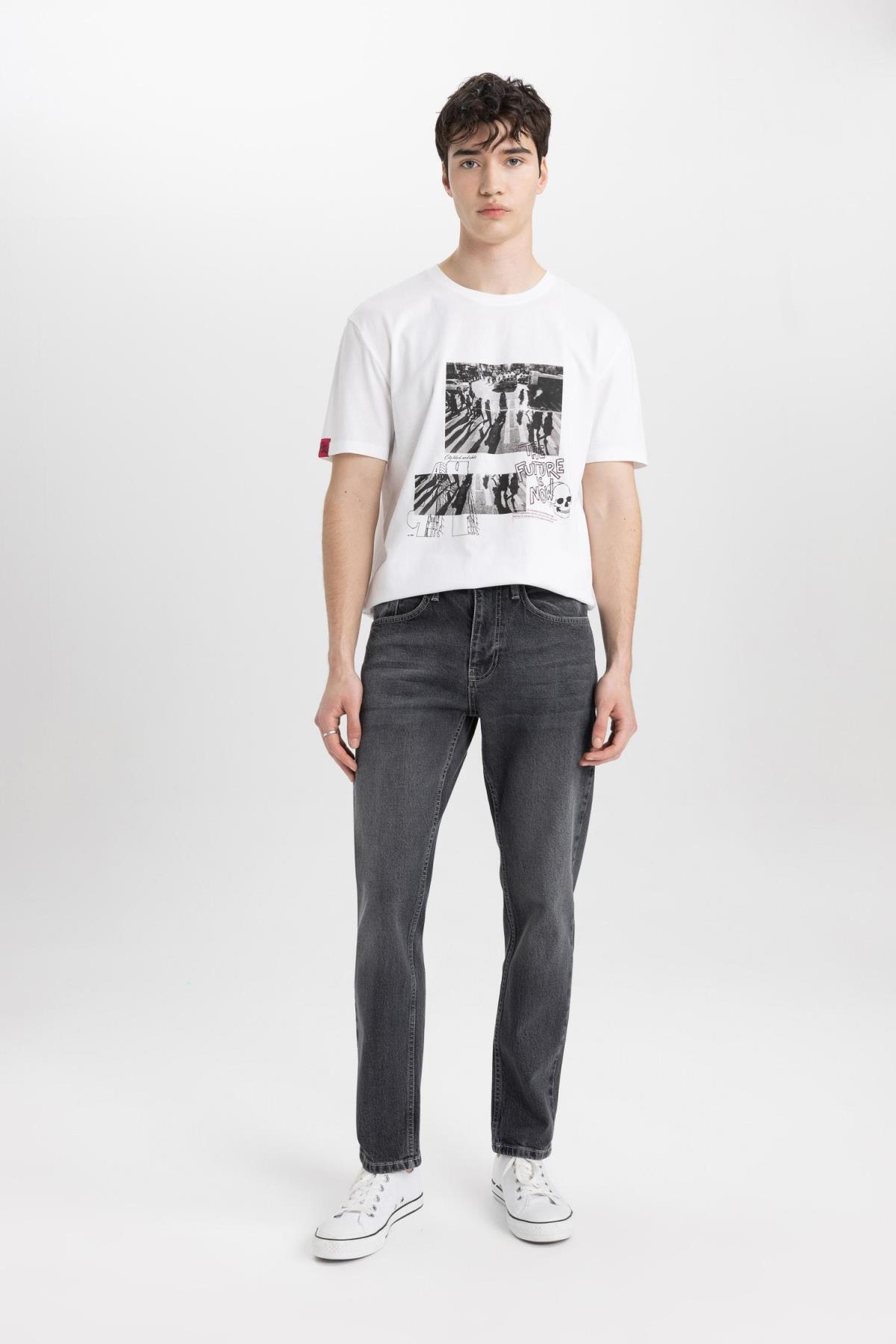 تی شرت مردانه دفاکتو | B9006AX24SM Defacto - Image 2