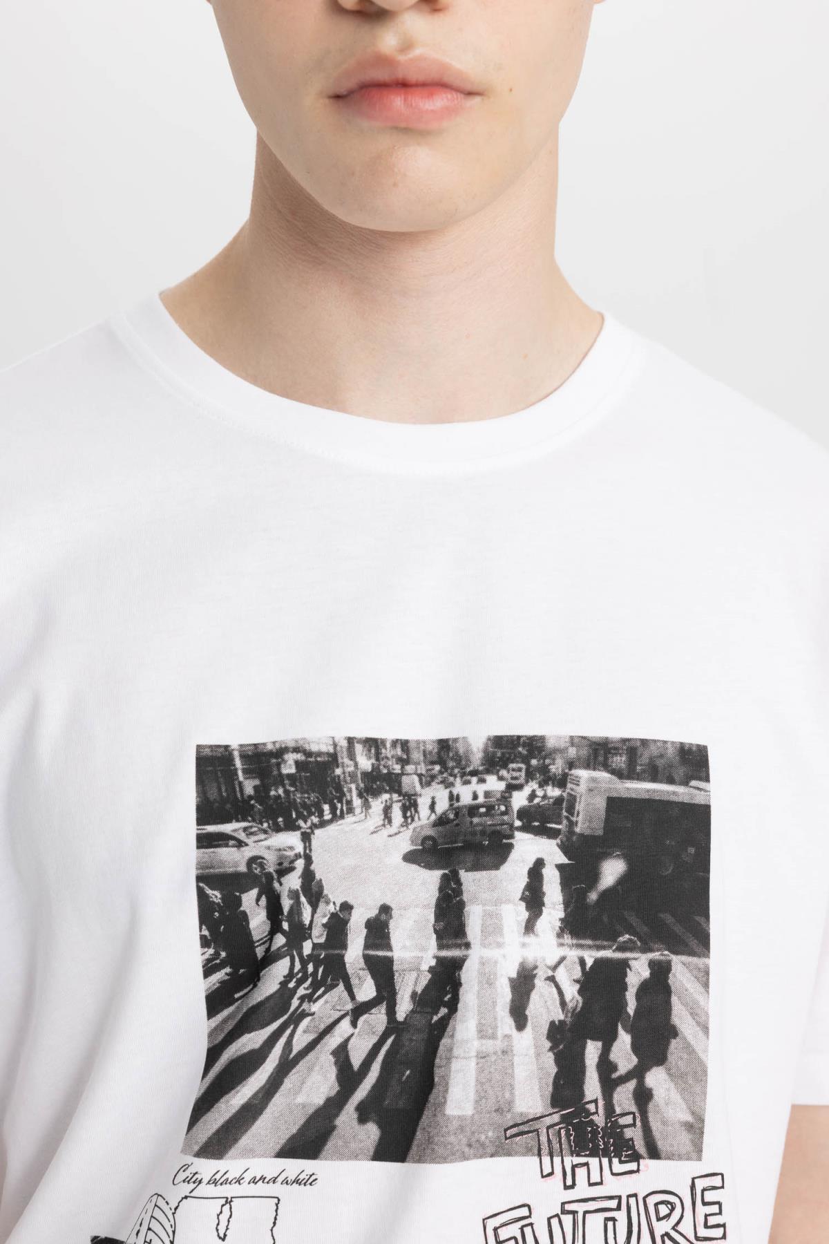 تی شرت مردانه دفاکتو | B9006AX24SM Defacto - Image 5