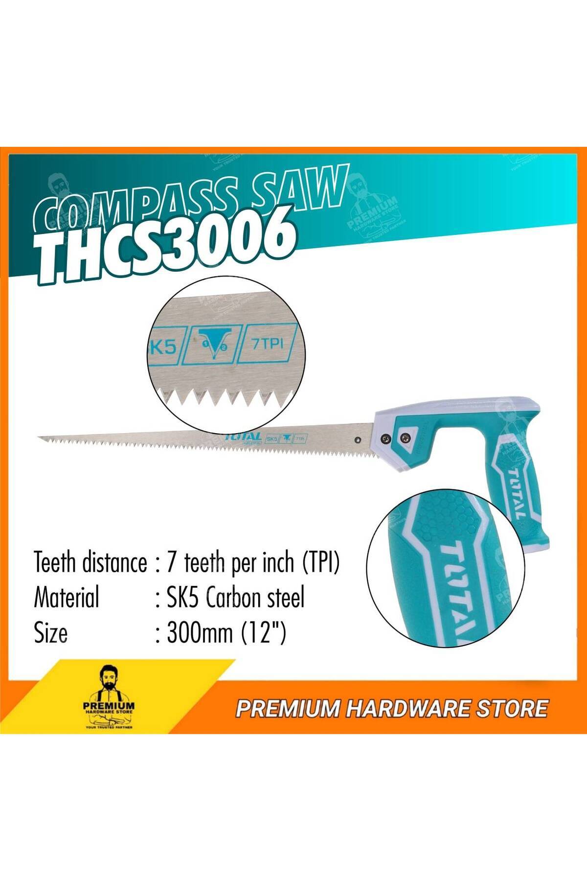 Genel Markalar THCS3006 Fare Kuyruğu Testeresi NMS HIRDAVAT