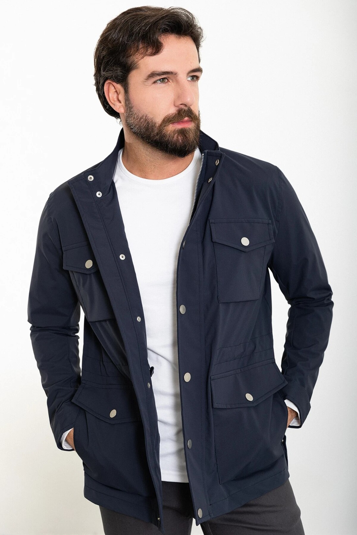 Mcr  Trençkot Hakim Yaka 21301-24 - Görsel 3