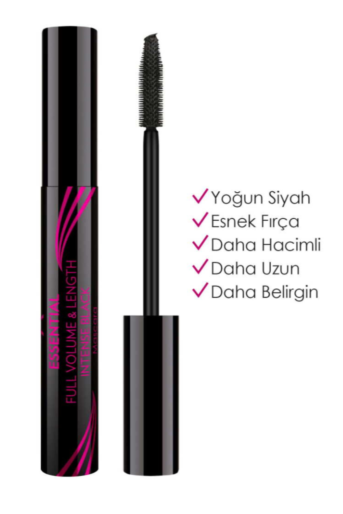Golden Rose Essential Full Volume & Lenght Mascara - Intense Black - Hacim Veren Maskara-MFREYON00398