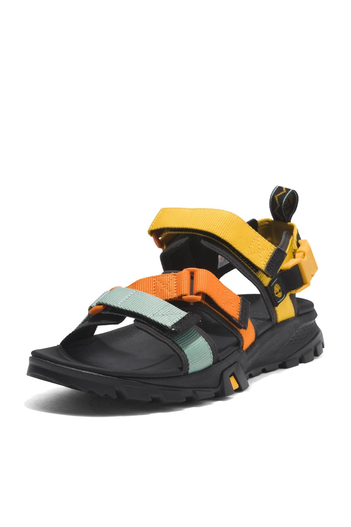 صندل نارنجی مردانه پشتی TB0A6ACZEBG1 اورجینال Timberland
