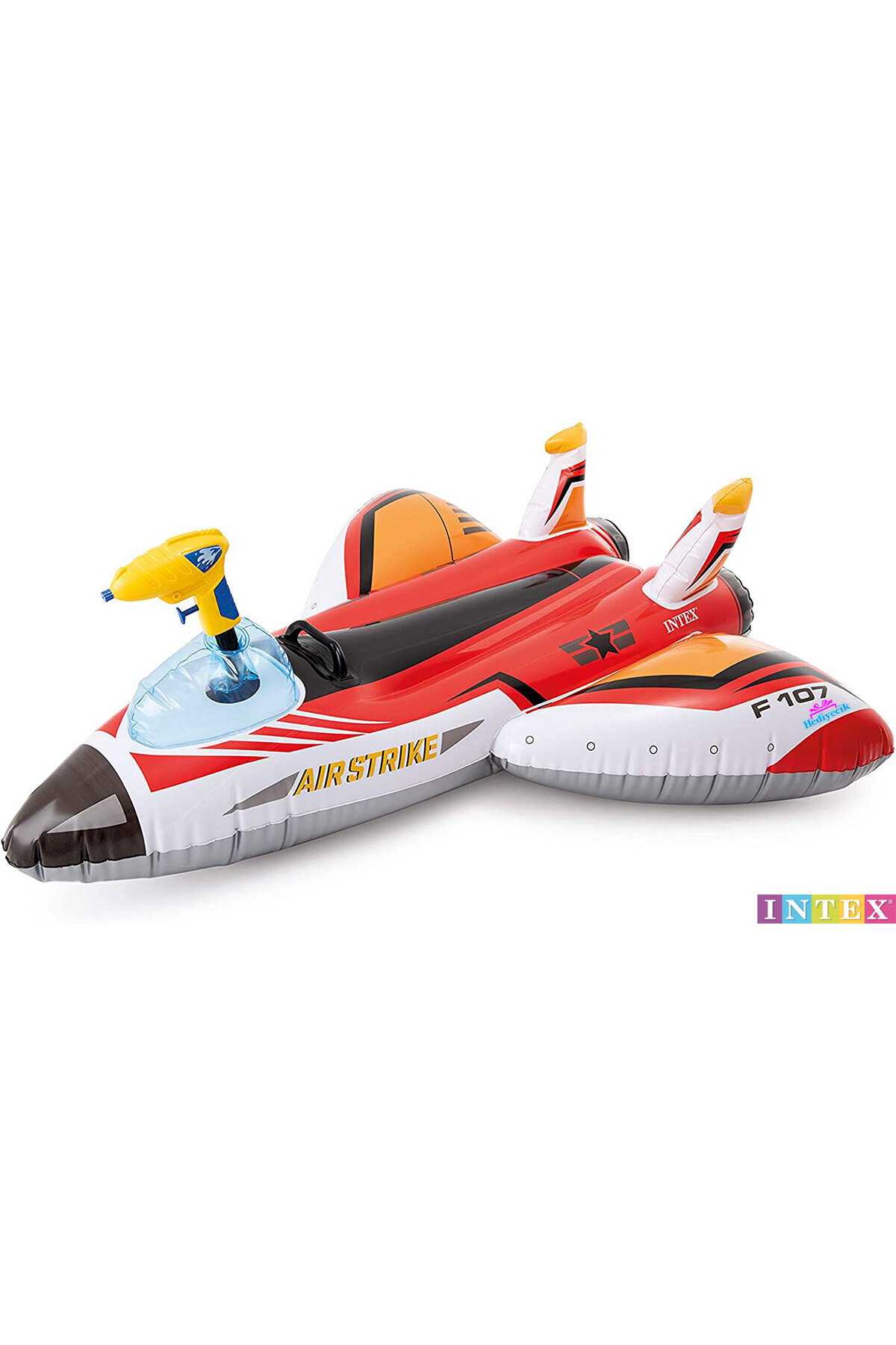 hediyecik-x Water Pistol Kids Airplane and Pool Rider - 117x117 Cm 3