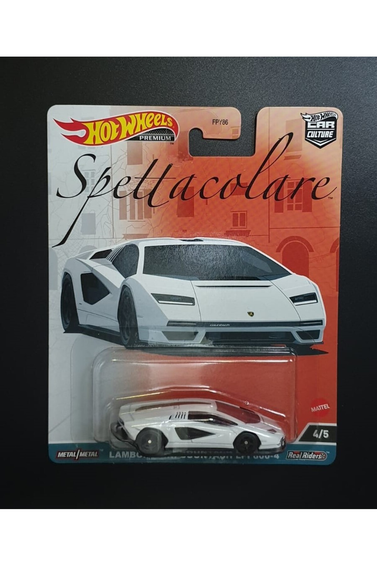 HOT WHEELS Car Culture Lamborghini Countach LPI 800-4 White