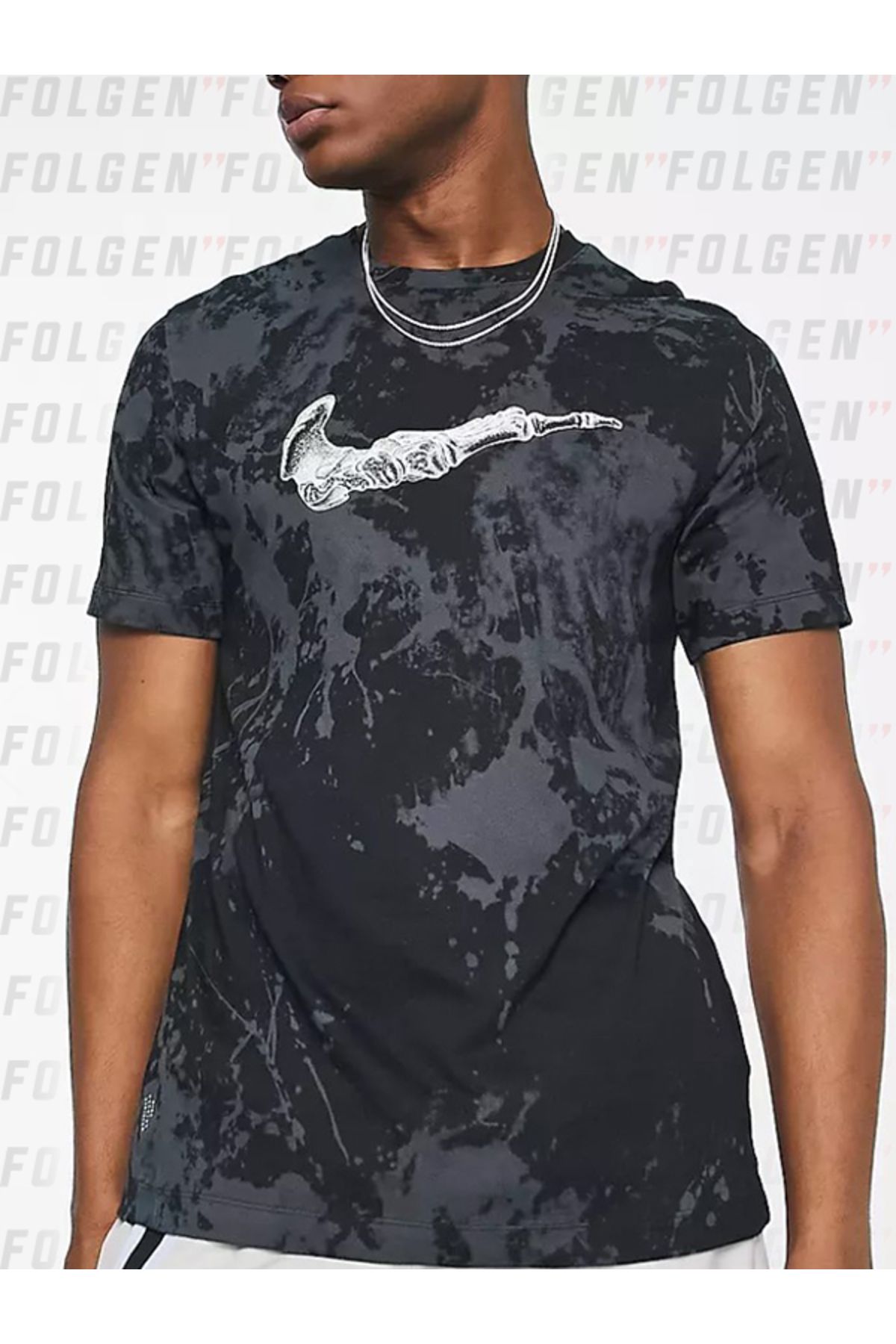 Nike Running Run Division Ll Bone Swoosh Graphic T Shirt Erkek Spor Ti ort Fiyat Yorumlar Trendyol