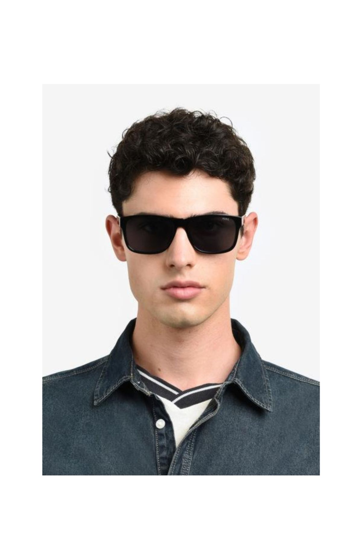 عینک آفتابی مردانه برای چهره های بزرگ UV 400 محافظت کامل 100 ٪ محصول Hugo Boss