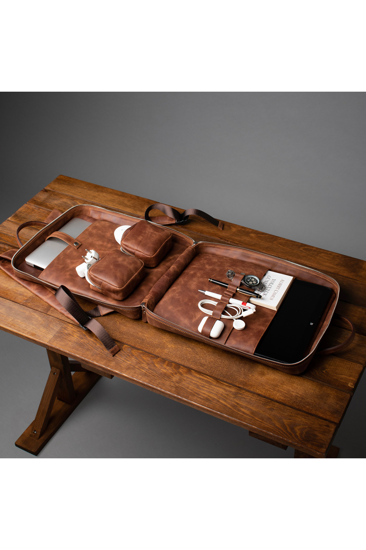 کوله پشتی زنانه قهوه ای MOFT | proform اورجینال - تصویر 2