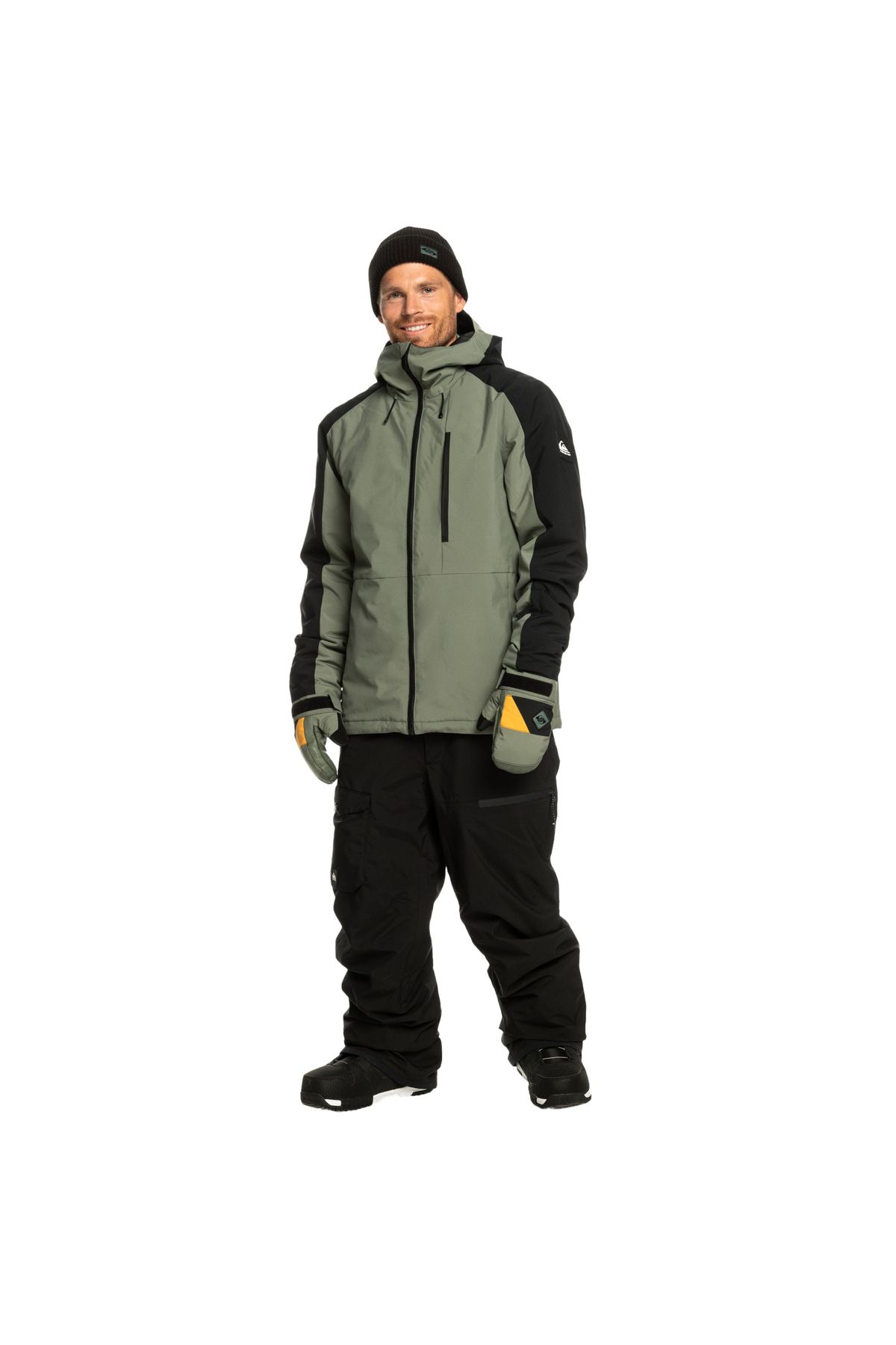 Quiksilver Mission Block Erkek Kayak snowboard Montu Erkek Spor Outdoor