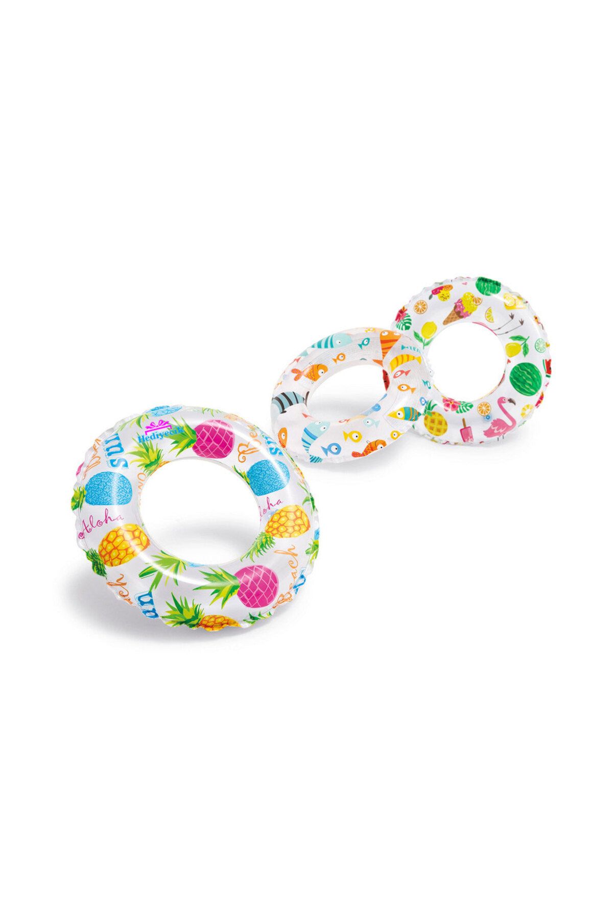 hediyecik-Intex Kids Ice Cream Patterned Pool and Sea Set - 51 Cm, 3-6 Years 3