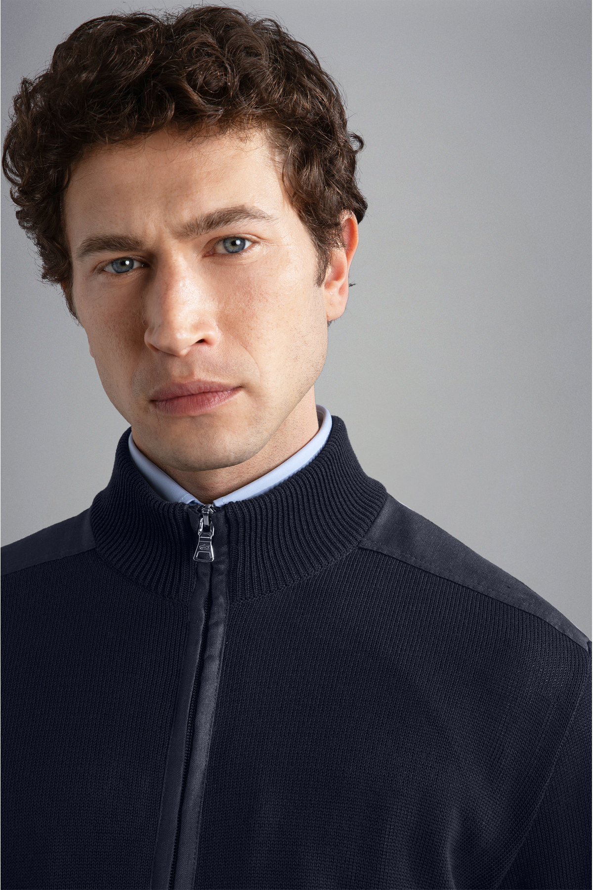 PAUL&SHARK COTTON SWEATER WITH ZIP görsel 3