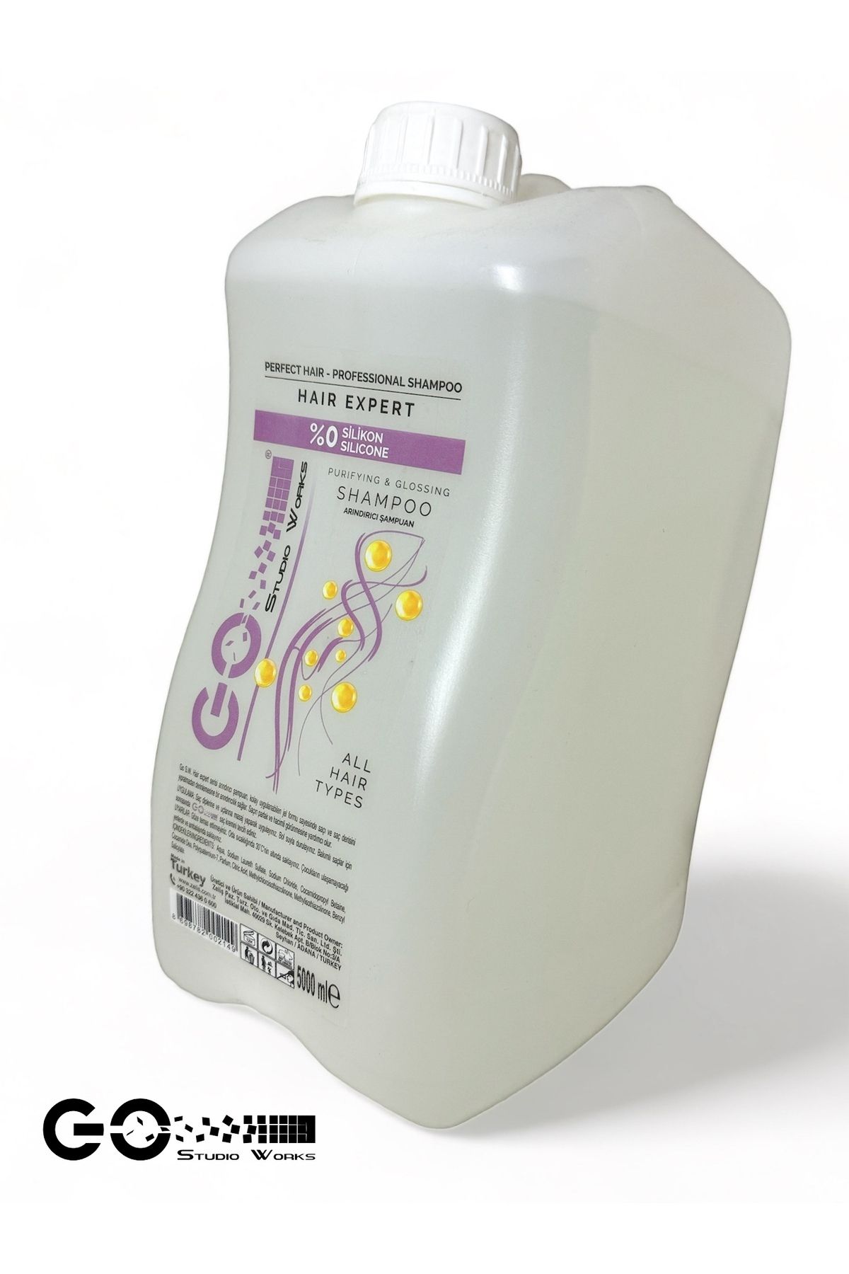 Go Studio Works-5000 ml Silicone Shampoo Purifying - 0% 2