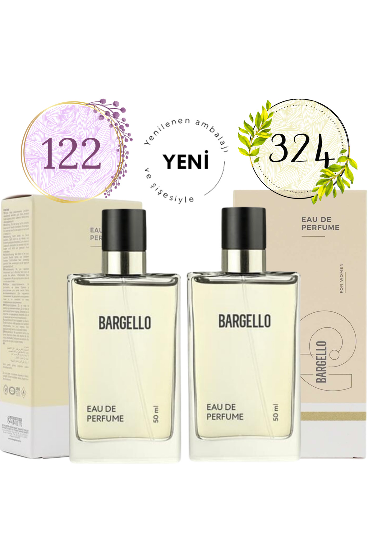 Bargello Oriental 122 Kadın 50ml Edp Parfüm + Oriental 324 Kadın 50 ml Edp Parfüm — TYC00597713255