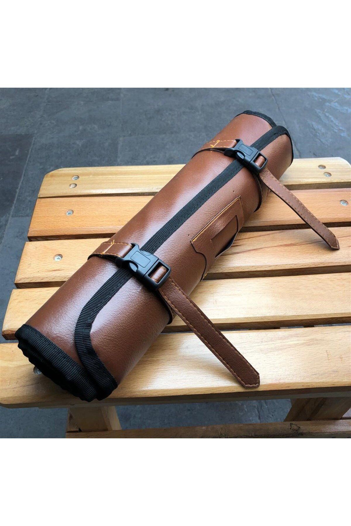dergah tesbih-25' Brown Rosary Roll with Belt 2