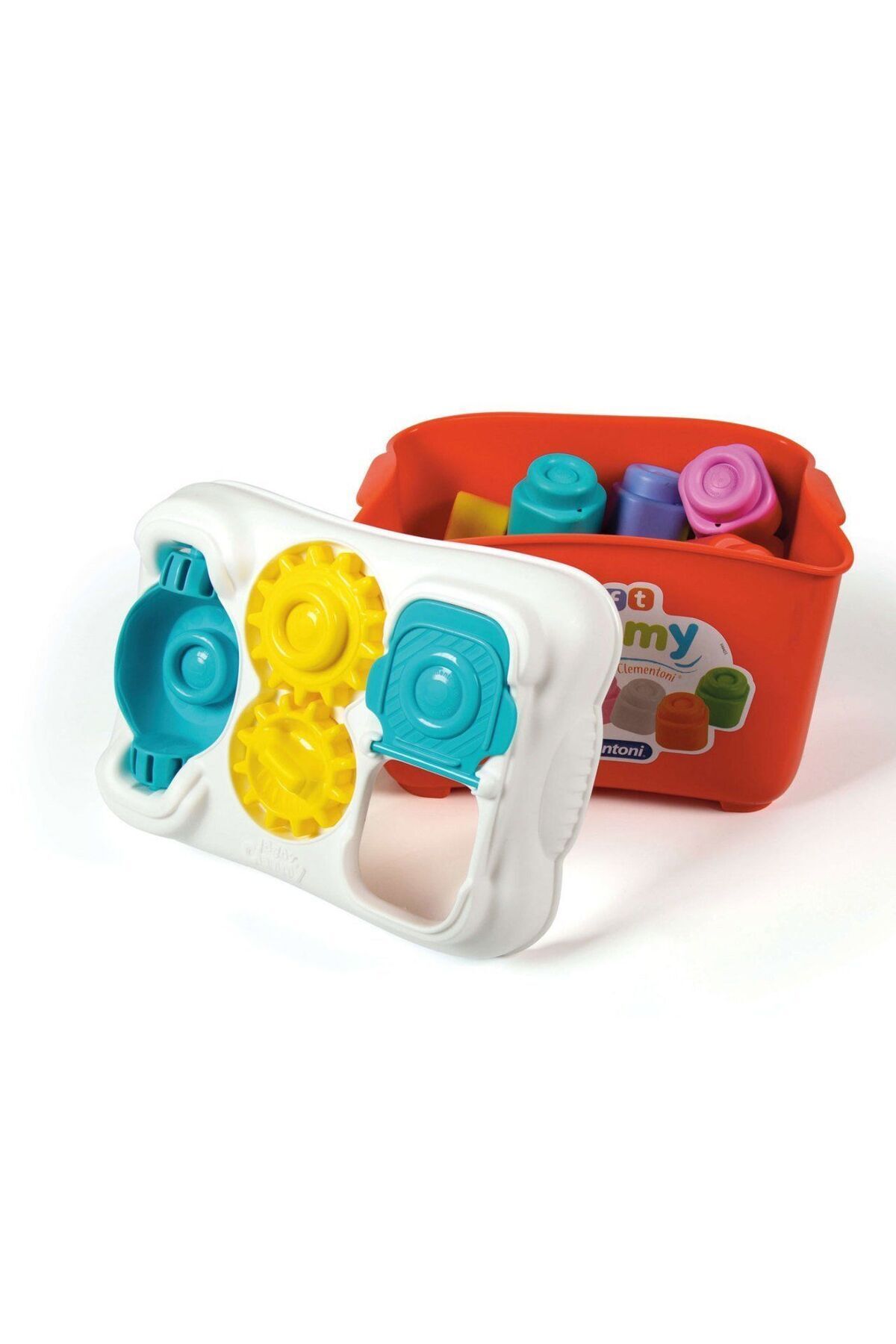 Baby Clementoni-Soft Soft Clemmy Block Toy, Multicolor 2