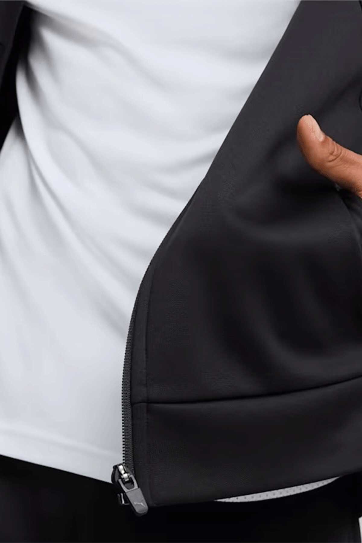 سویشرت مردانه مشکی پوما | ALIDEN-30388 اورجینال - تصویر 3