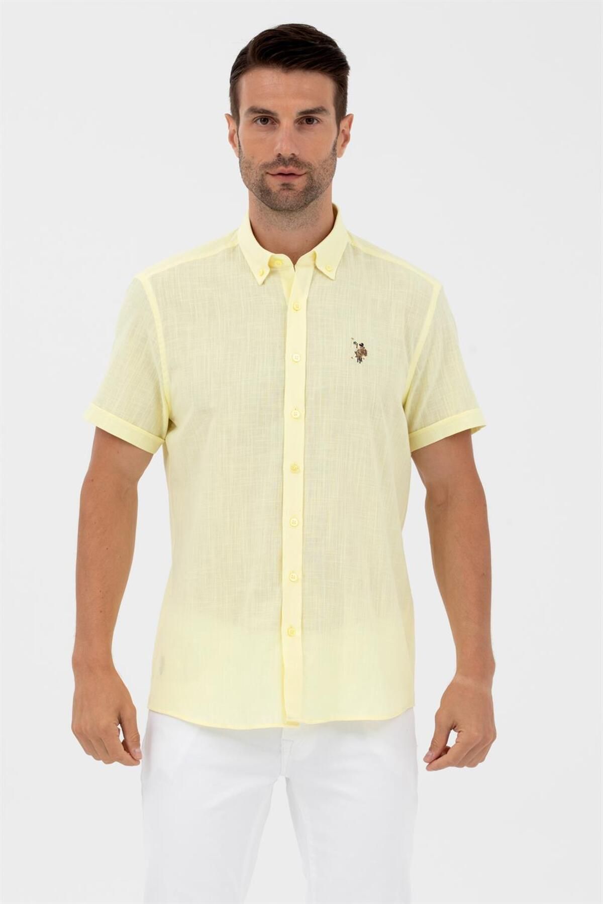 پیراهن آستین کوتاه مردانه U.s.polo Assn Elfygl023y 1570086 U.S. Polo Assn.