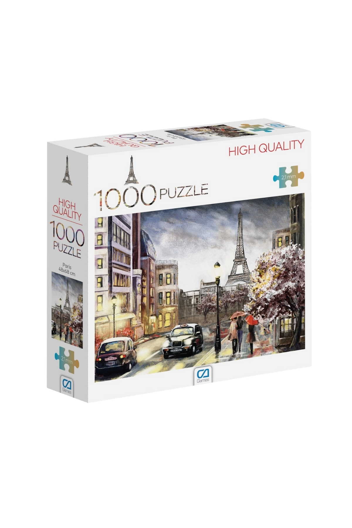 CA Games Paris Manzaralı 1000 Parça 2,2mm Kalınlık 48x68cm