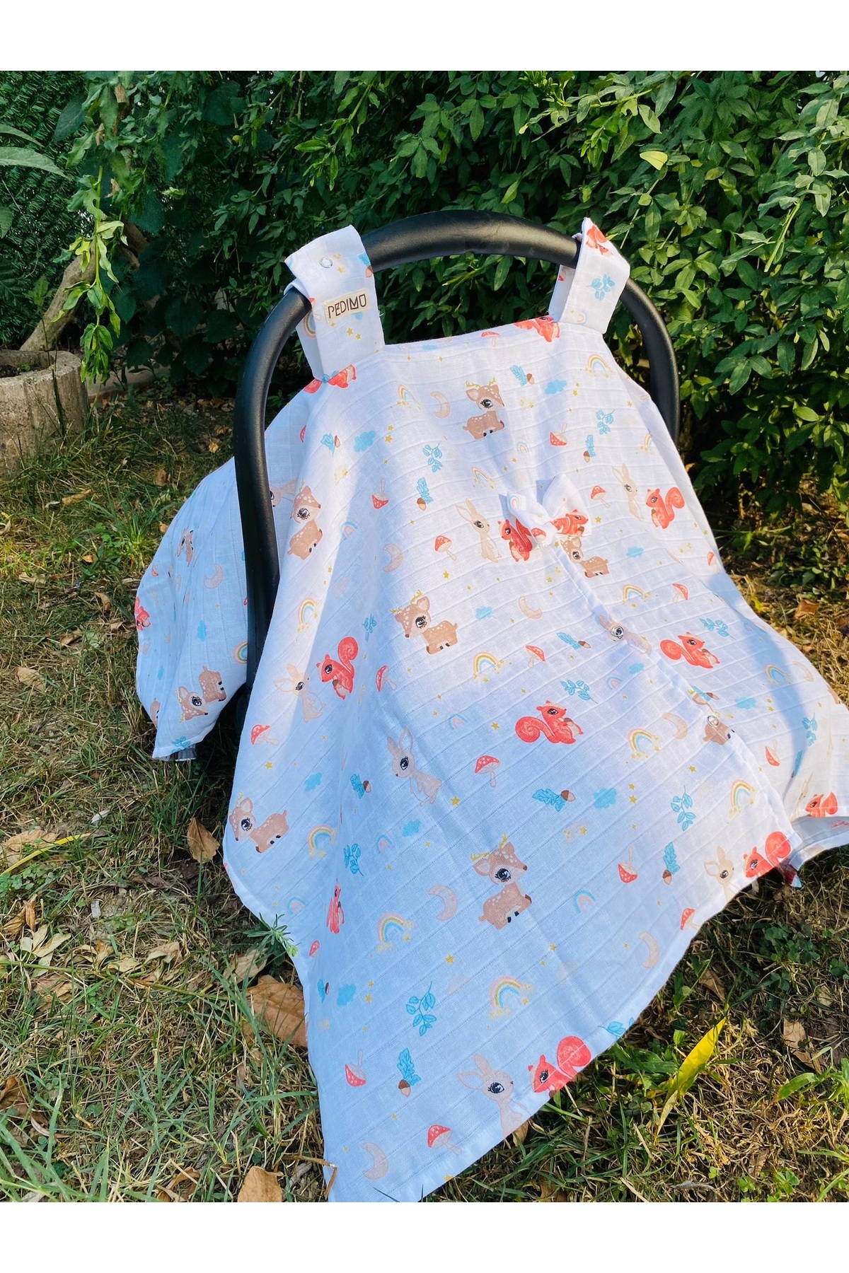 Pedimu Fiyonk Müslin Puset Örtüsü %100 Cotton fotoğrafı 5 (önizleme)