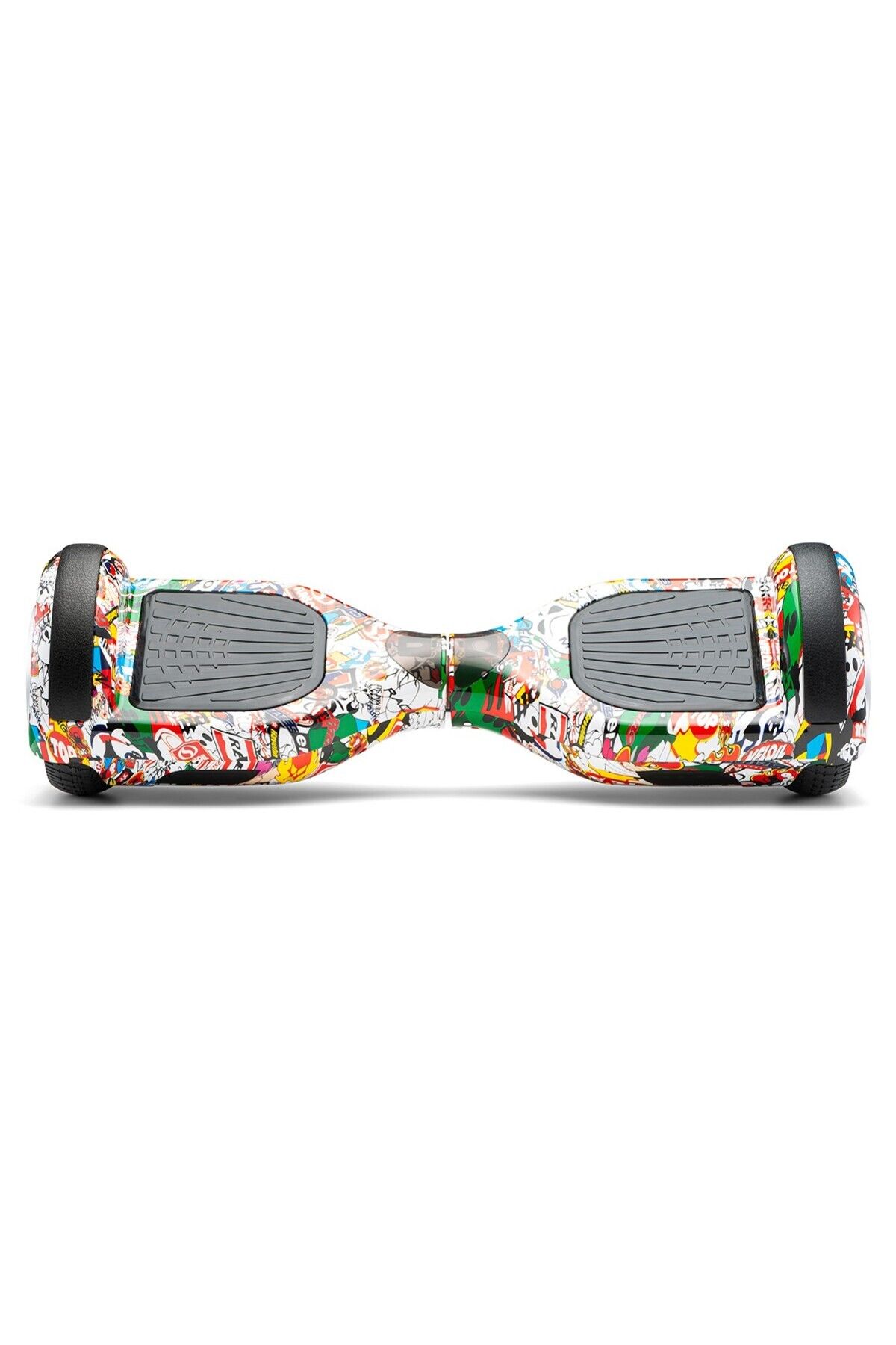 Elektrikli Kaykay Hoverboard Bluetooth Hoparlorlu 6.5 Inch Grafiti Desenli Otomatik Ak ll Denge