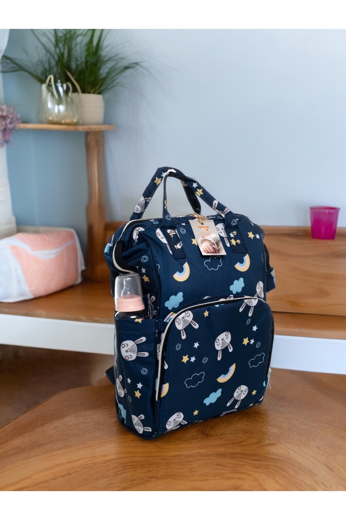 Genel Markalar 6’lı Bebek Doğum Seti(HASTANE ÇIKIŞ,ANNE&BEBEK BAKIM OMUZ VE SIRT ÇANTASI,BATTANİYE,ÇORAP VE MENDİL) fotoğrafı 3 (önizleme)