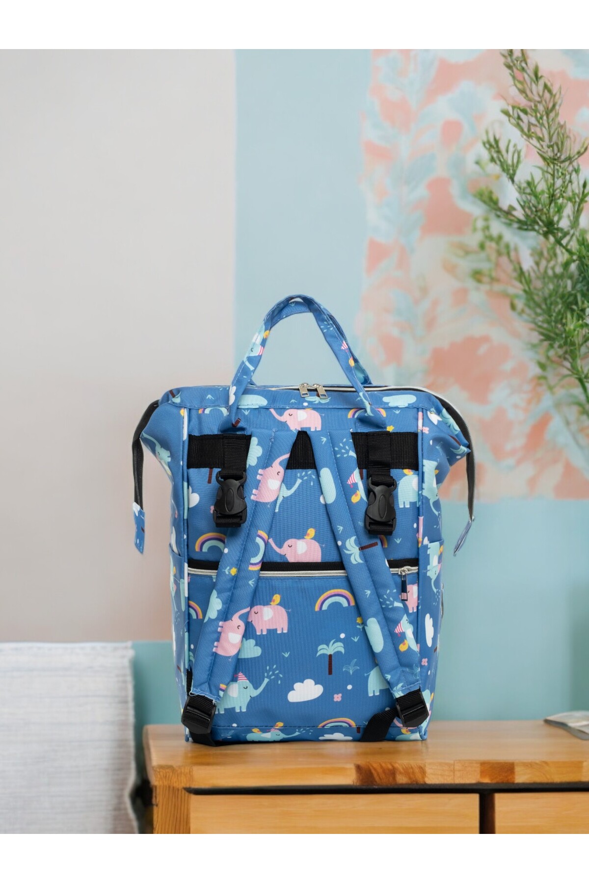 Bombinoo 6’lı Bebek Doğum Seti(HASTANE ÇIKIŞ,ANNE&BEBEK BAKIM OMUZ VE SIRT ÇANTASI,BATTANİYE,ÇORAP VE MENDİL) fotoğrafı 5 (önizleme)