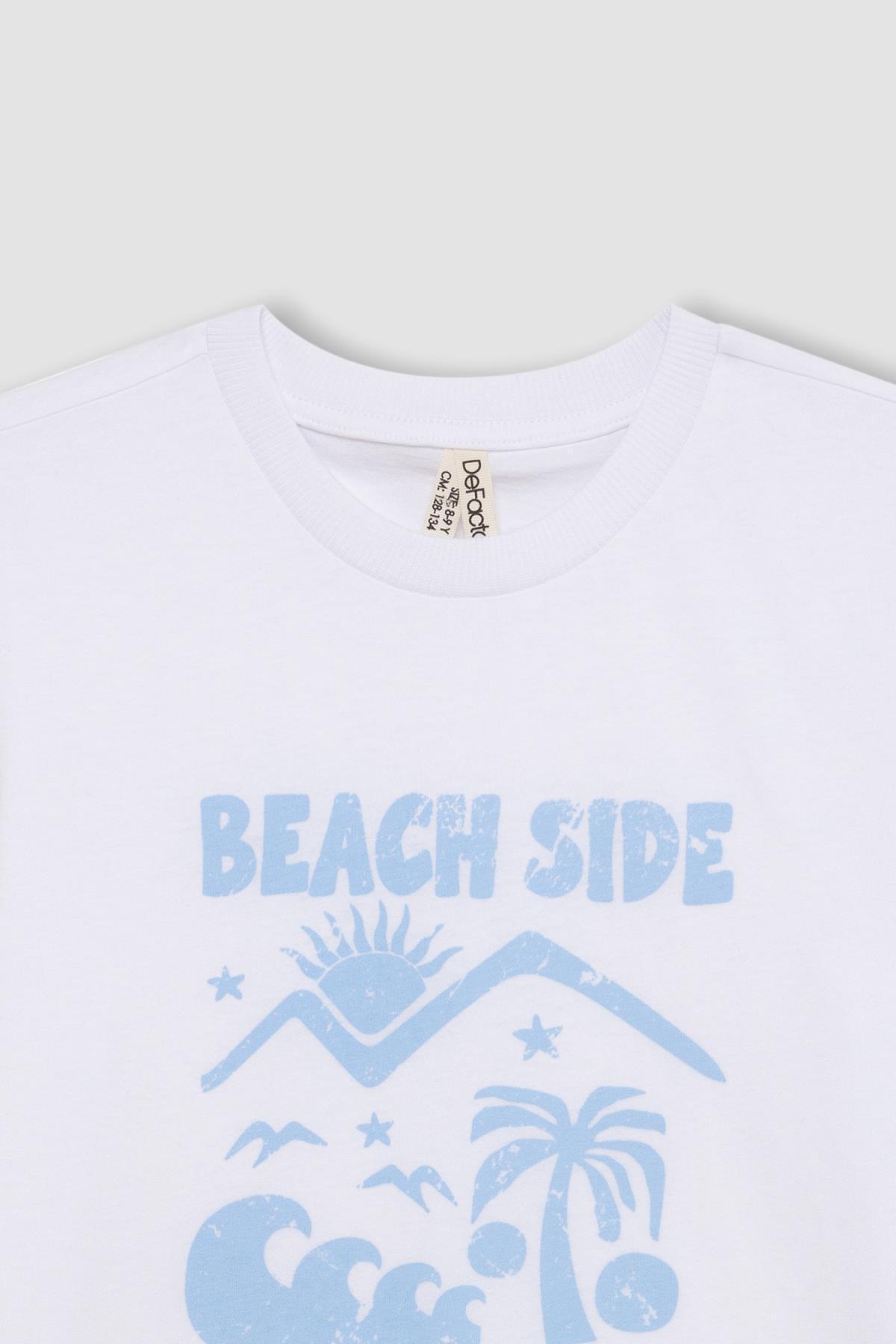 تی شرت دخترانه دفاکتو | C2522A824SM Defacto - Image 2