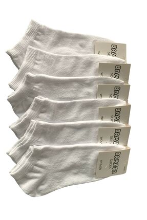 Bamuta Patik Çorap 6lı Beyaz
