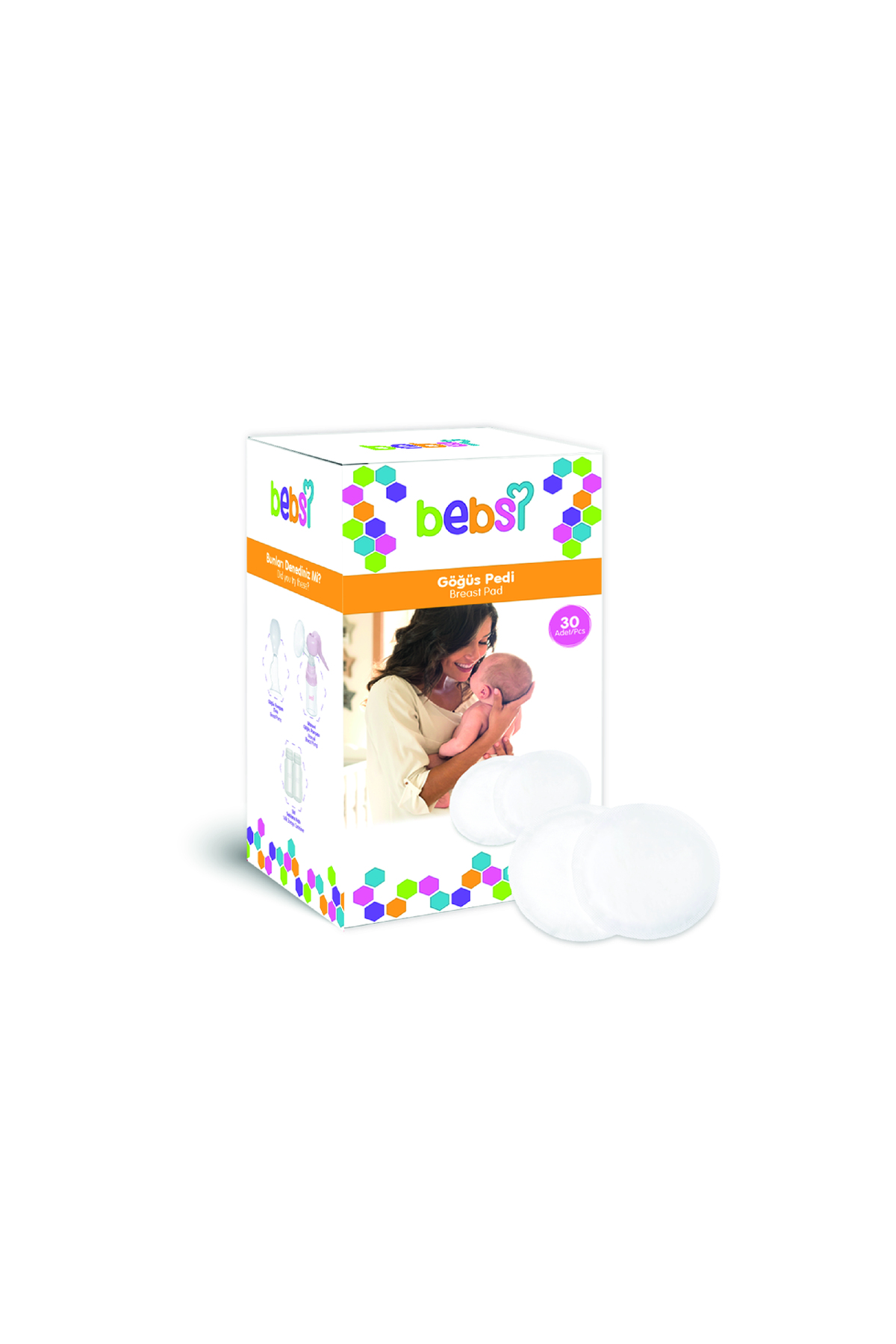 Bebsi Göğüs Pedi Seti 3'lü fotoğrafı 3 (önizleme)