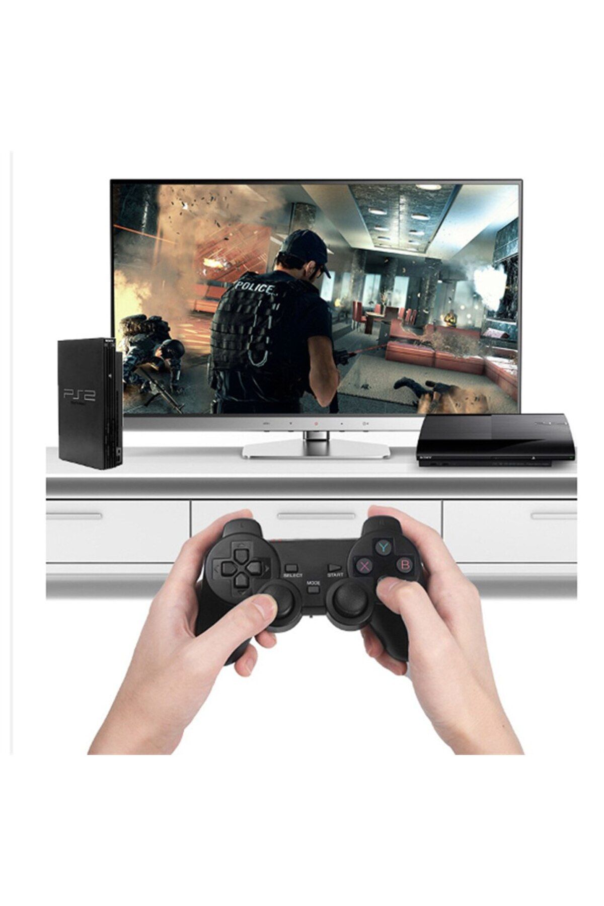 Choice-GAMINJA 2.4G Wireless Gamepad Non-Linear Trigger Button For Windows 7 PC, Smart TV, Game Box 4