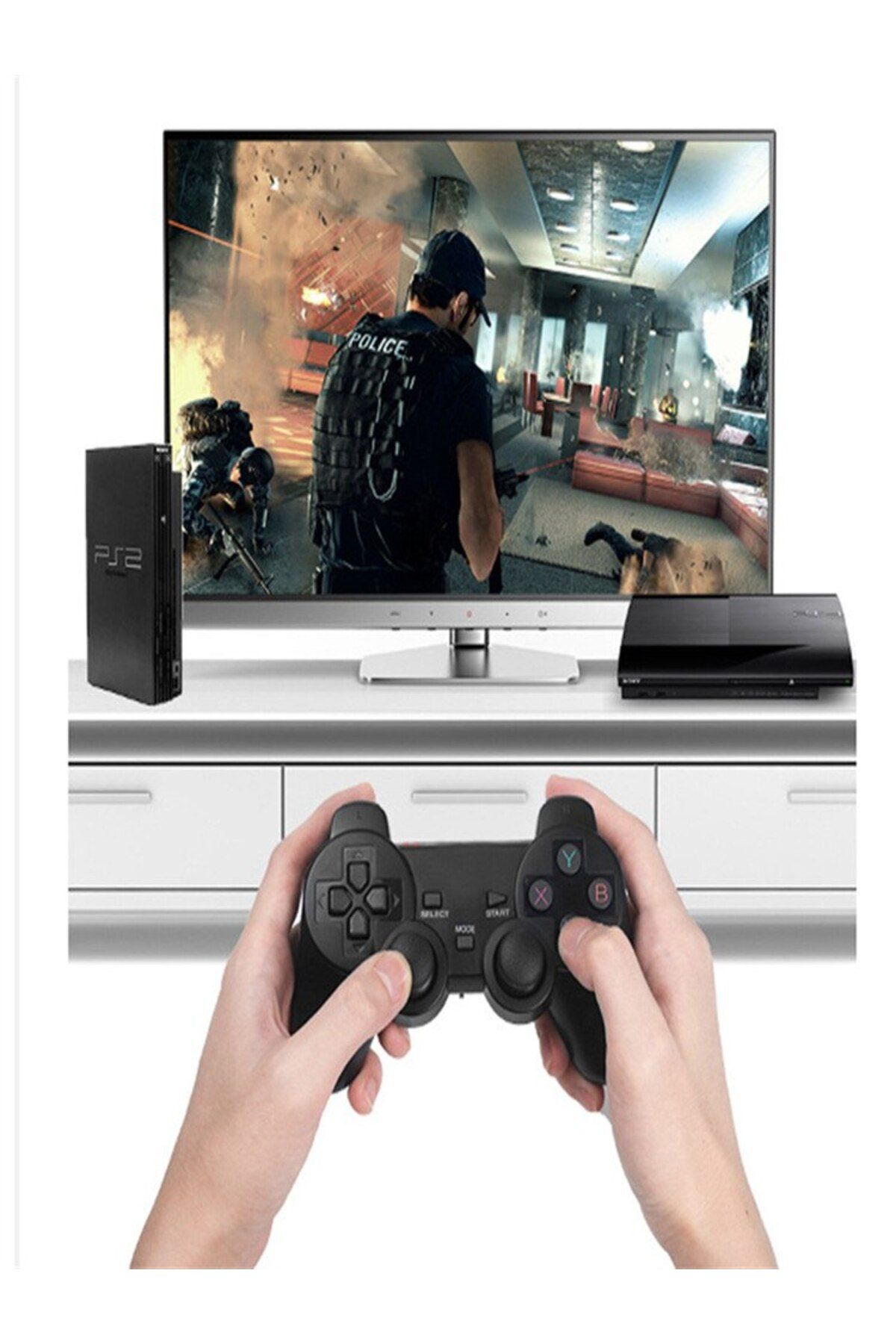 Choice-GAMINJA 2.4G Wireless Gamepad Non-Linear Trigger Button For Windows 7 PC, Smart TV, Game Box 8